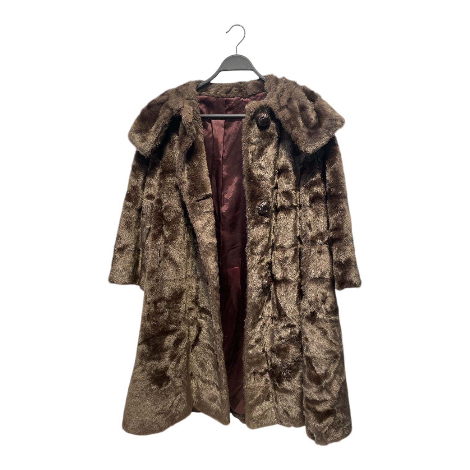 Vintage/Coat/Fur/BRW/Brown Fur Coat view 1