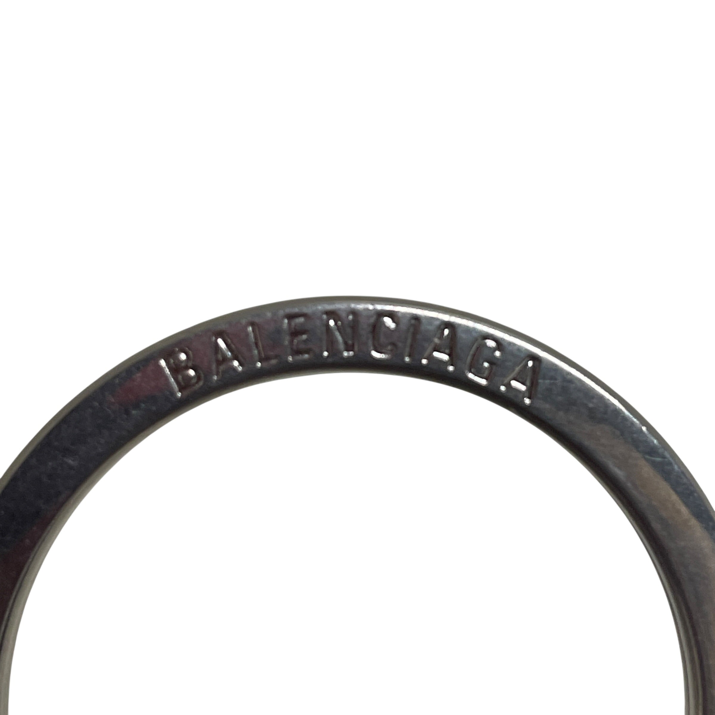 BALENCIAGA/Accessories/SLV/BB KEYCHAIN SILVER view 2