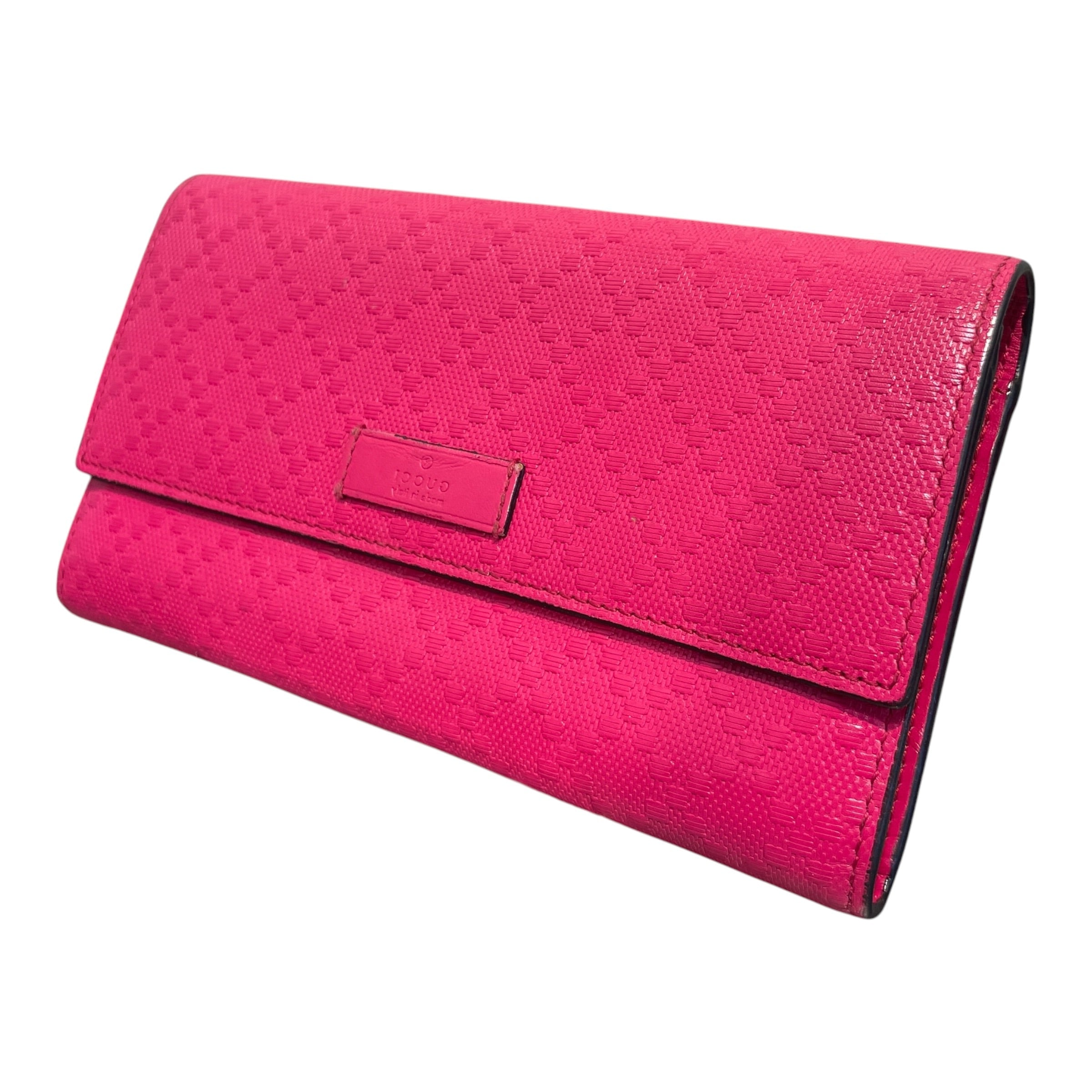 GUCCI/Long Wallet/Leather/PNK/L's/Diamante Wallet view 1