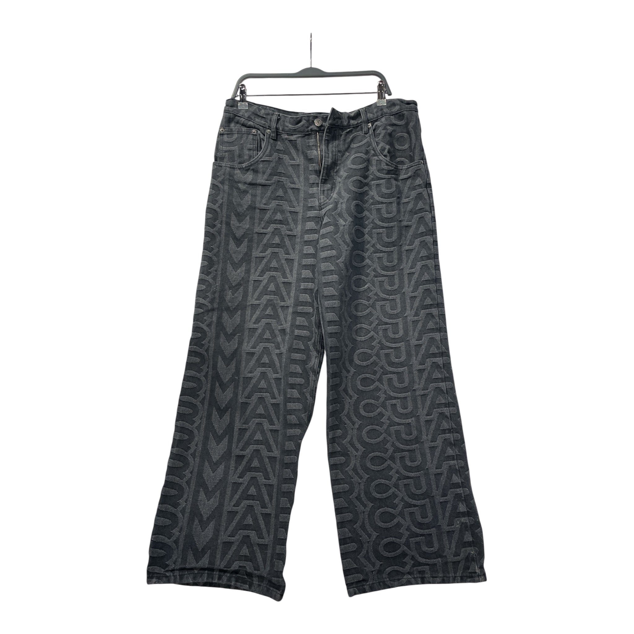 MARC JACOBS/Straight Pants/32/Monogram/Cotton/GRY/GRAY LETTER MARC JACOBS view 1