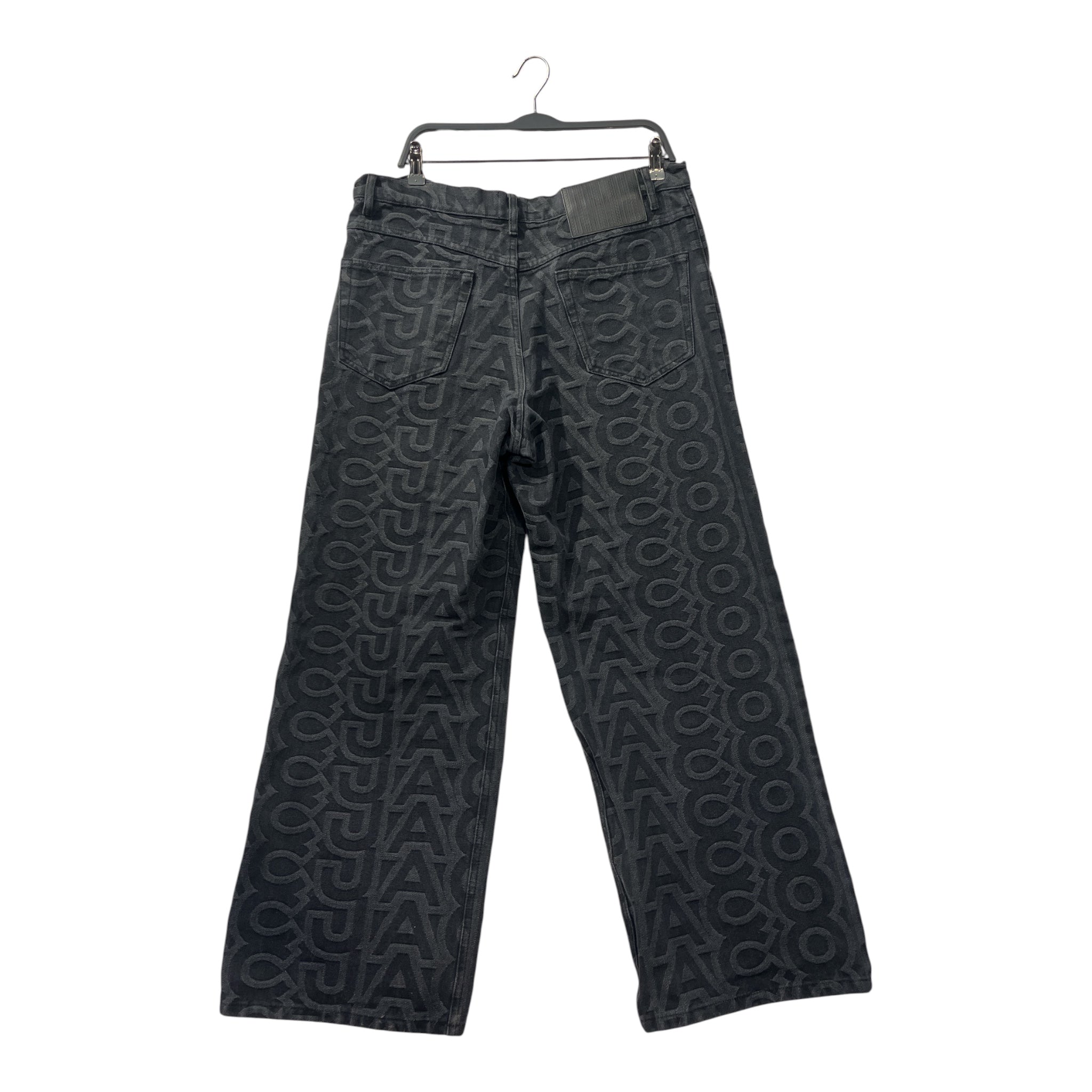 MARC JACOBS/Straight Pants/32/Monogram/Cotton/GRY/GRAY LETTER MARC JACOBS view 2