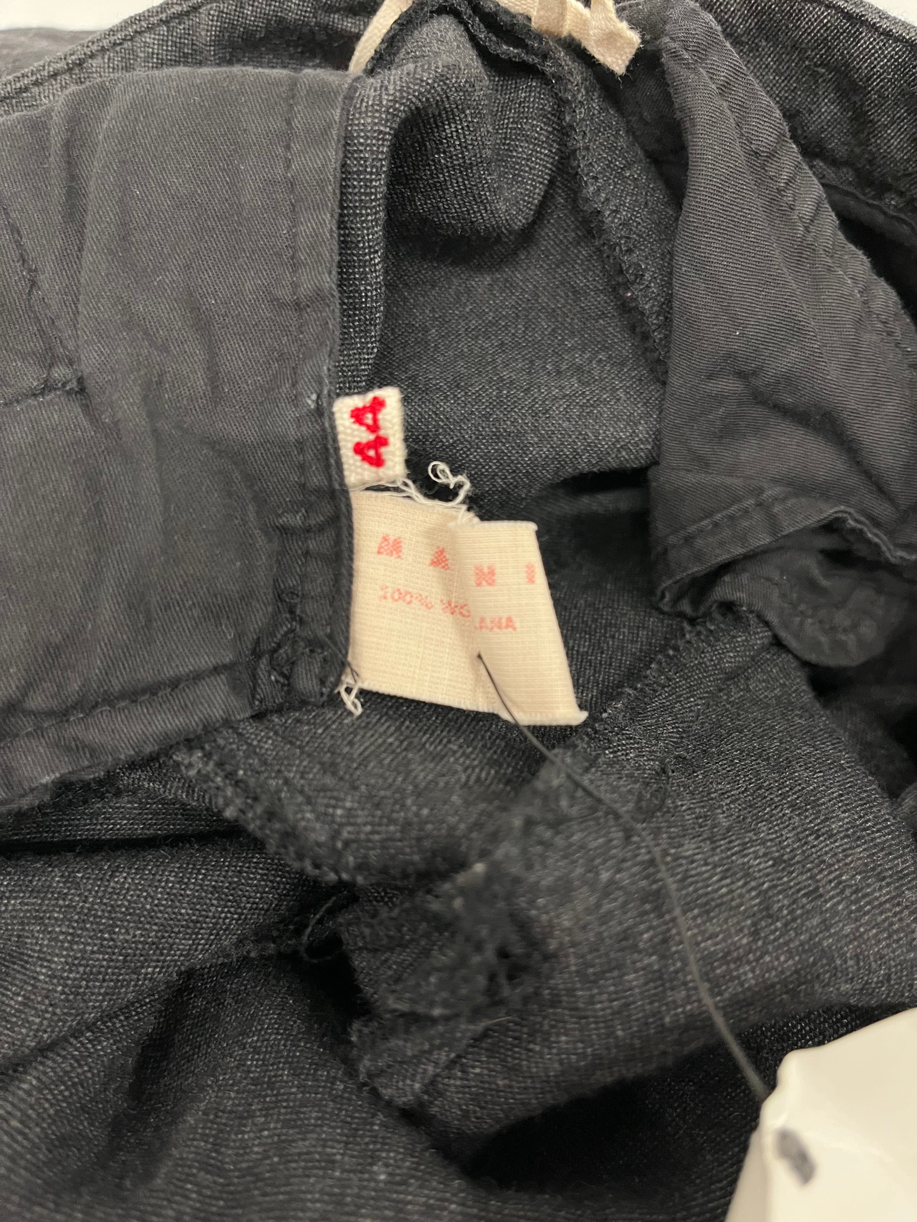 MARNI/Pants/44/Wool/GRY/ASSYMETRICAL PANNELING SLACKS view 4