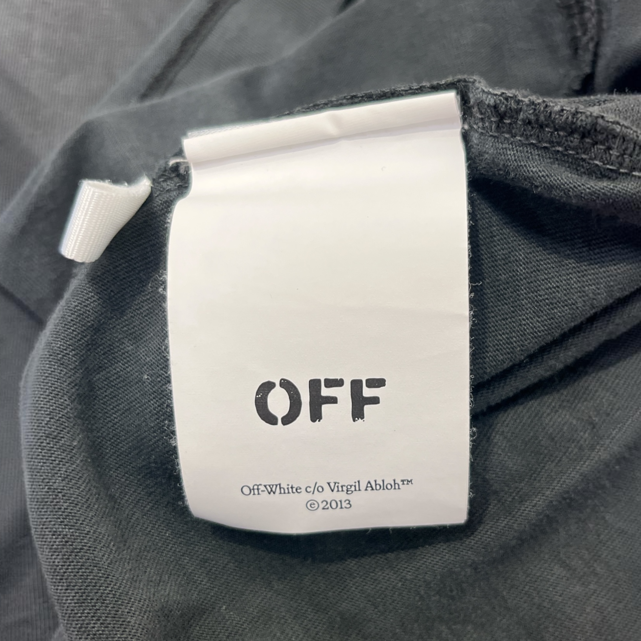 OFF-WHITE/T-Shirt/XXS/Cotton/BLK/All Over Print/OFF STAMP SKATE view 3