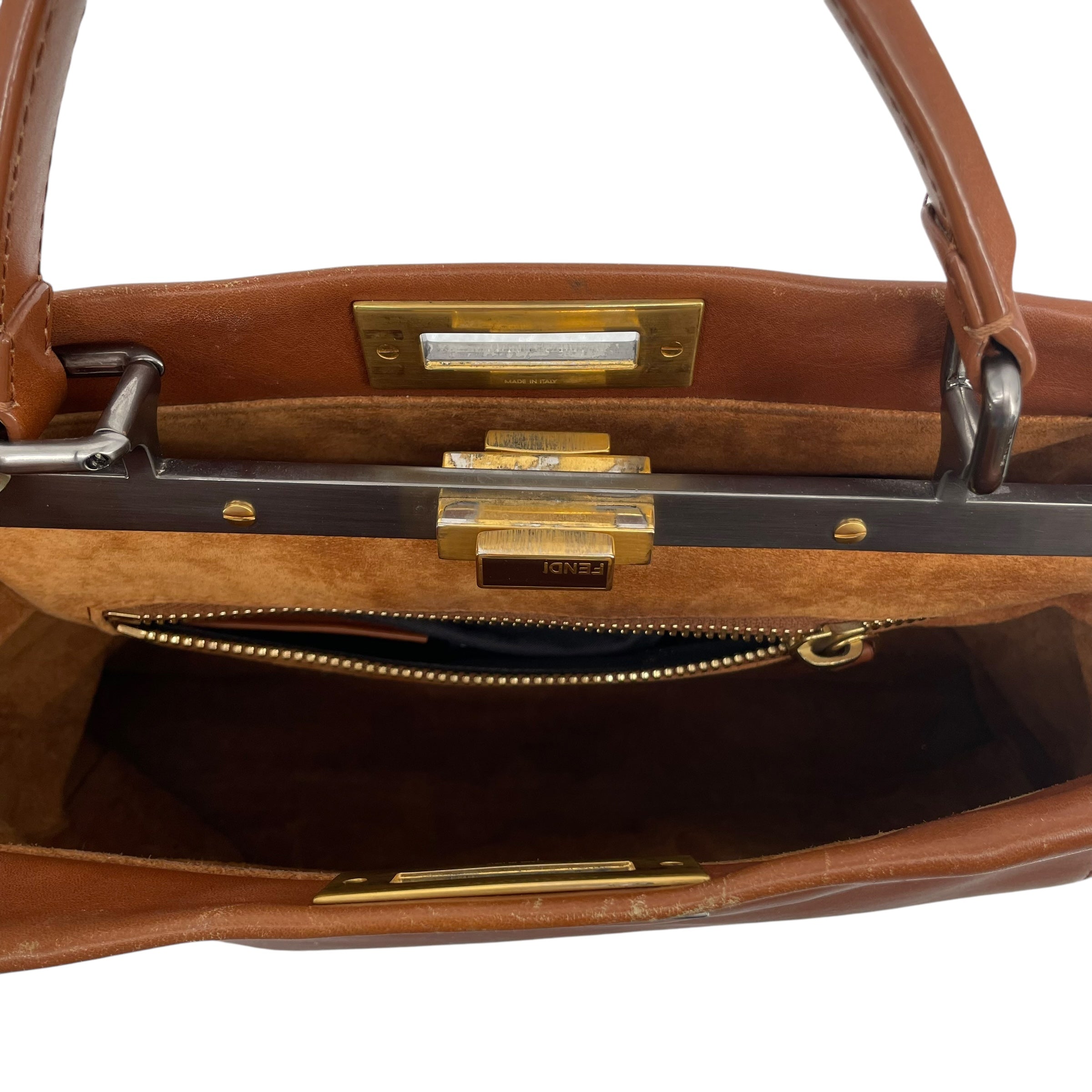 FENDI/Cross Body Bag/M/Leather/BRW/8BN226-FZN-128-2373 view 4