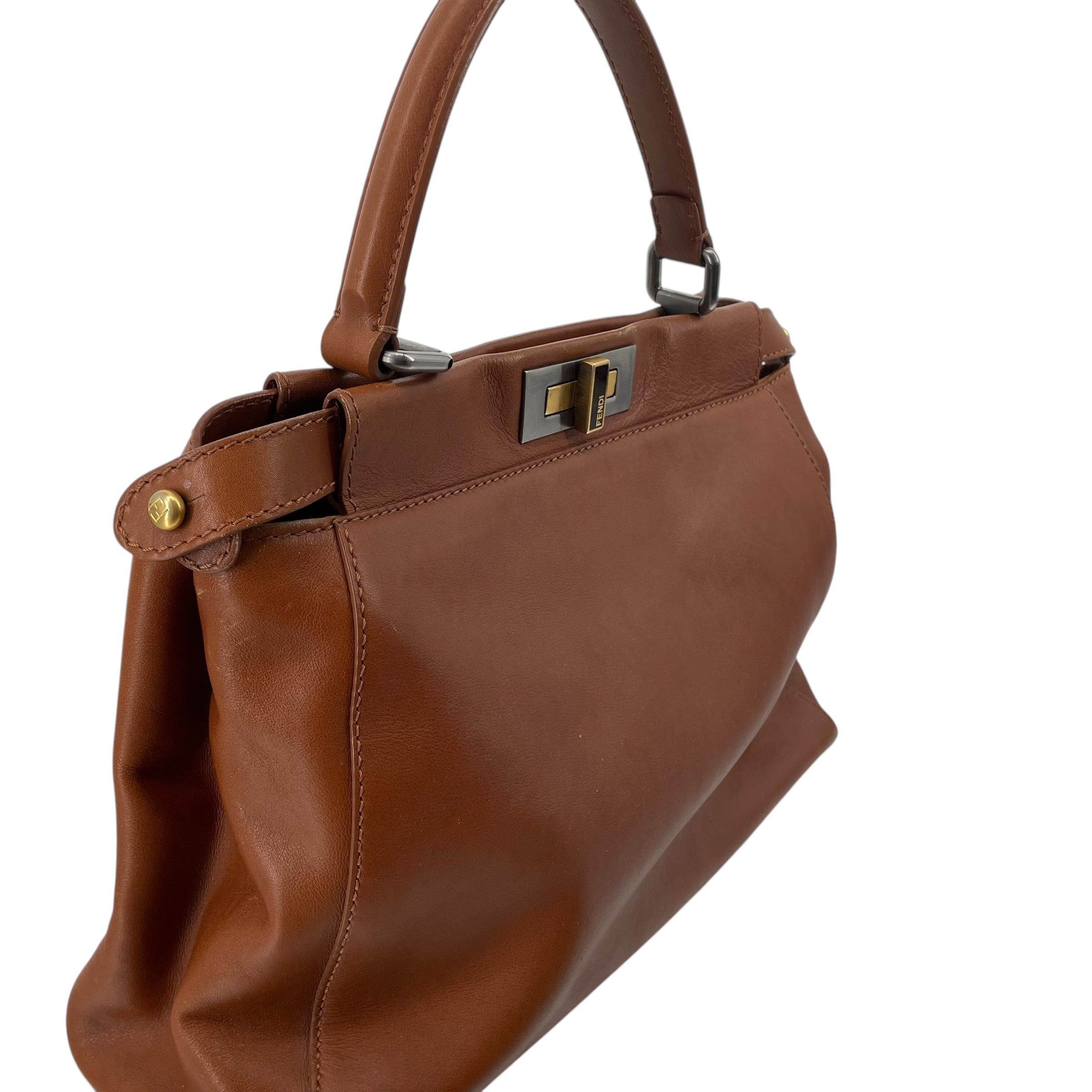 FENDI/Cross Body Bag/M/Leather/BRW/8BN226-FZN-128-2373 view 6