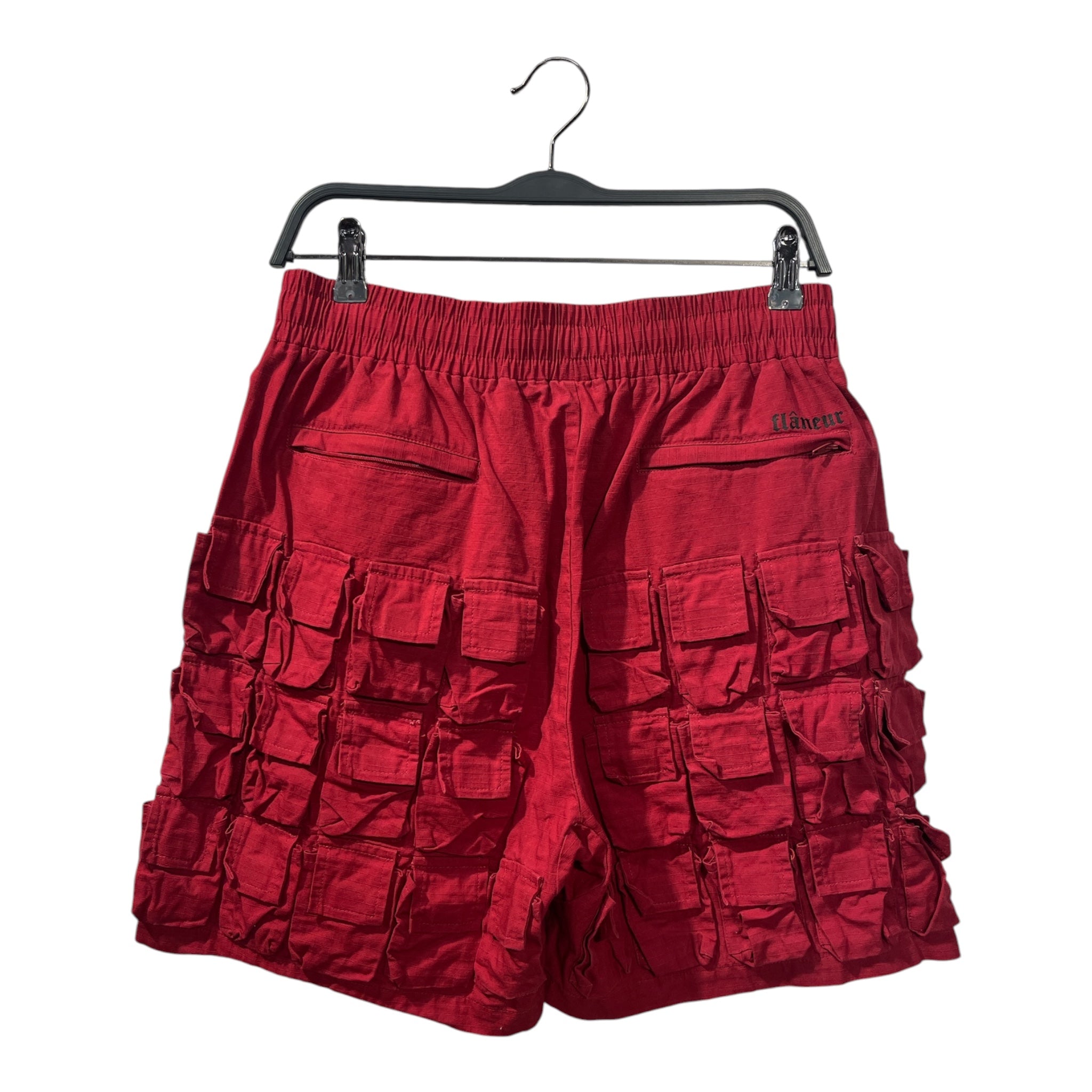 FLANEUR/Shorts/1/Nylon/RED/58 POCKET CARGOS view 2