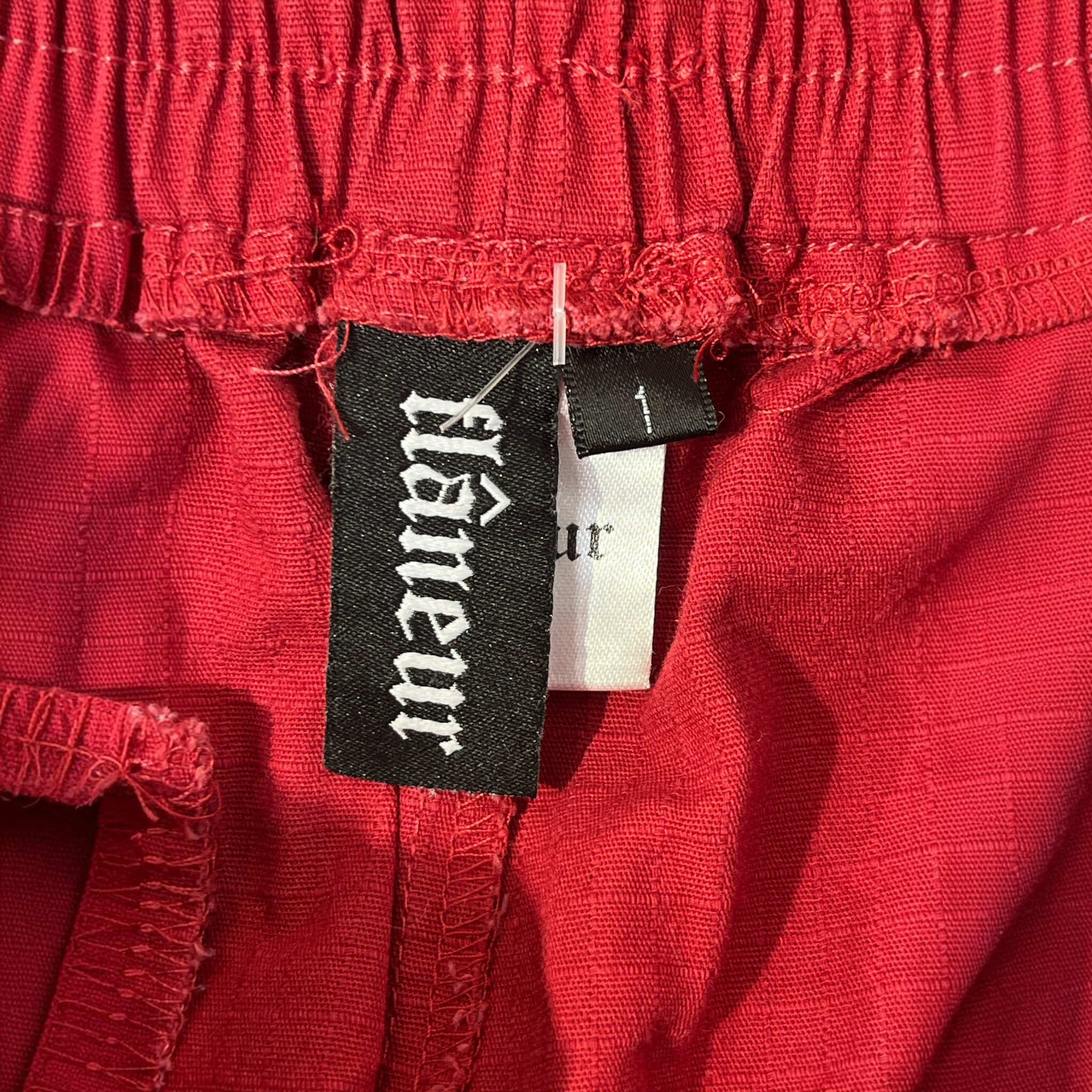 FLANEUR/Shorts/1/Nylon/RED/58 POCKET CARGOS view 3