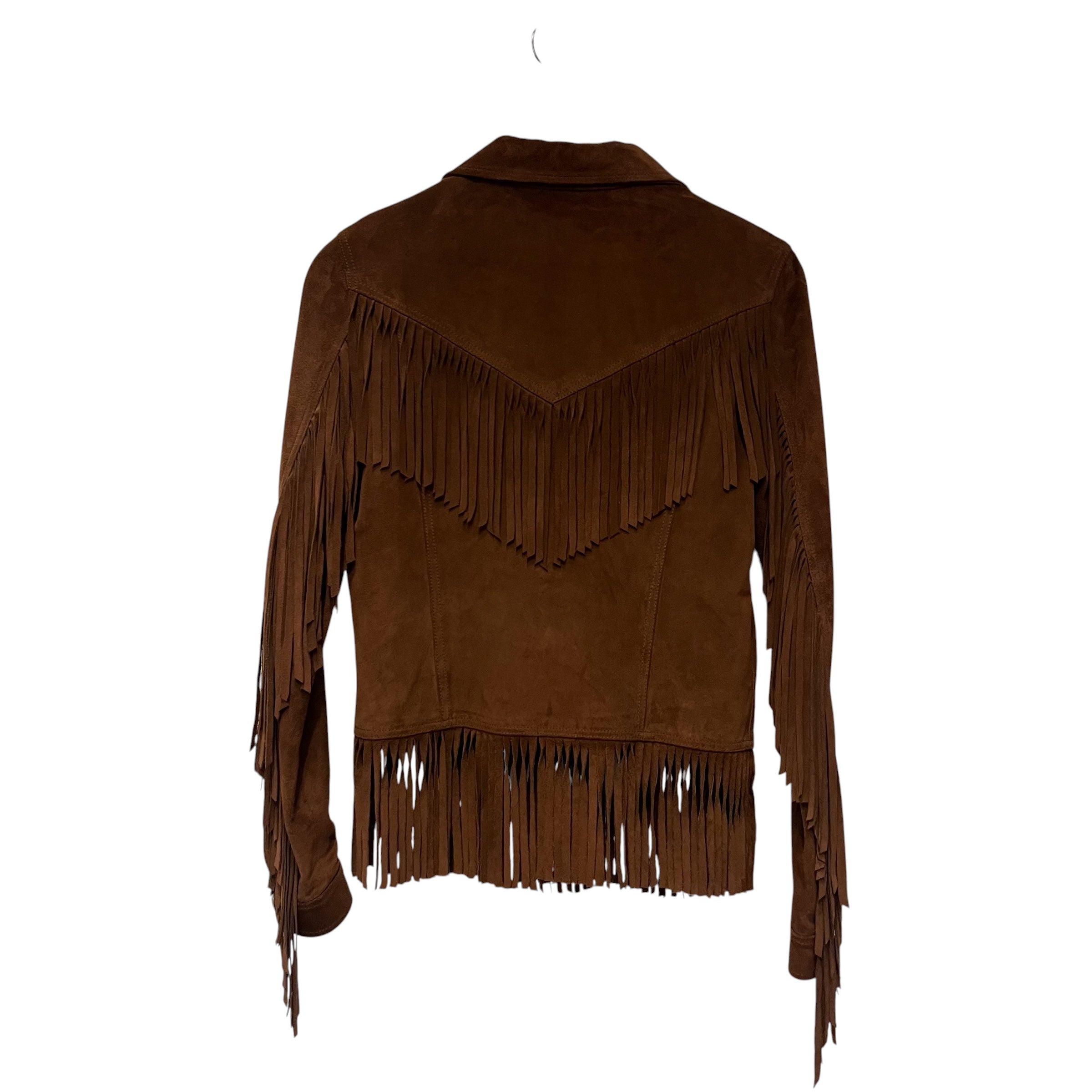 Denim & Supply Ralph Lauren/Jacket/M/Suede/BRW/fringe view 2