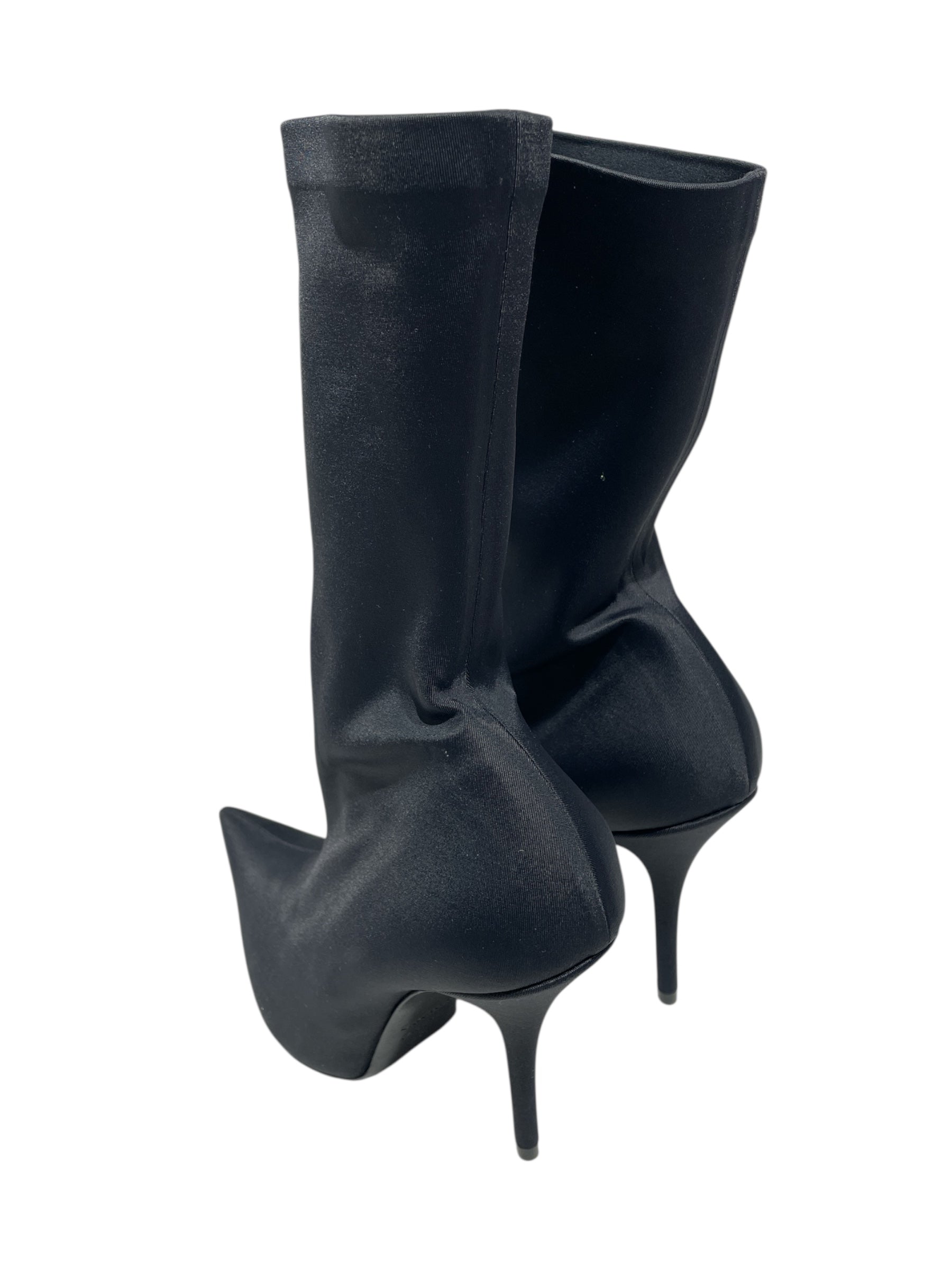BALENCIAGA/Heels/EU 36/BLK/Knife Cloth Stilletto Heel view 2