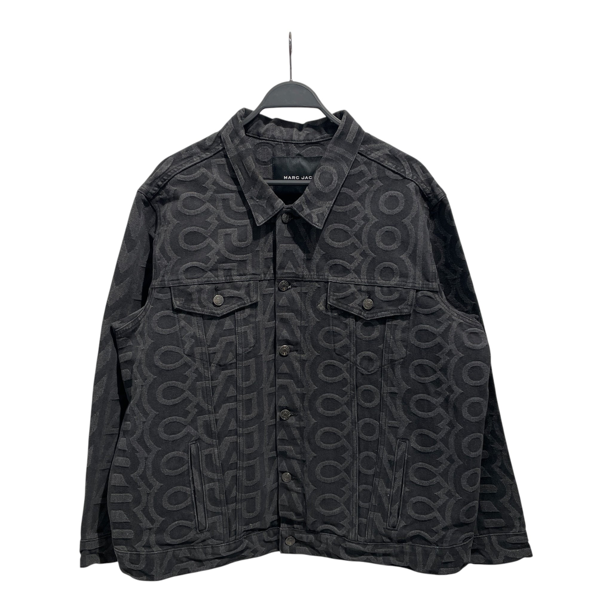 MARC JACOBS/Denim Jkt/S/Denim/BLK/Monogram/ view 1