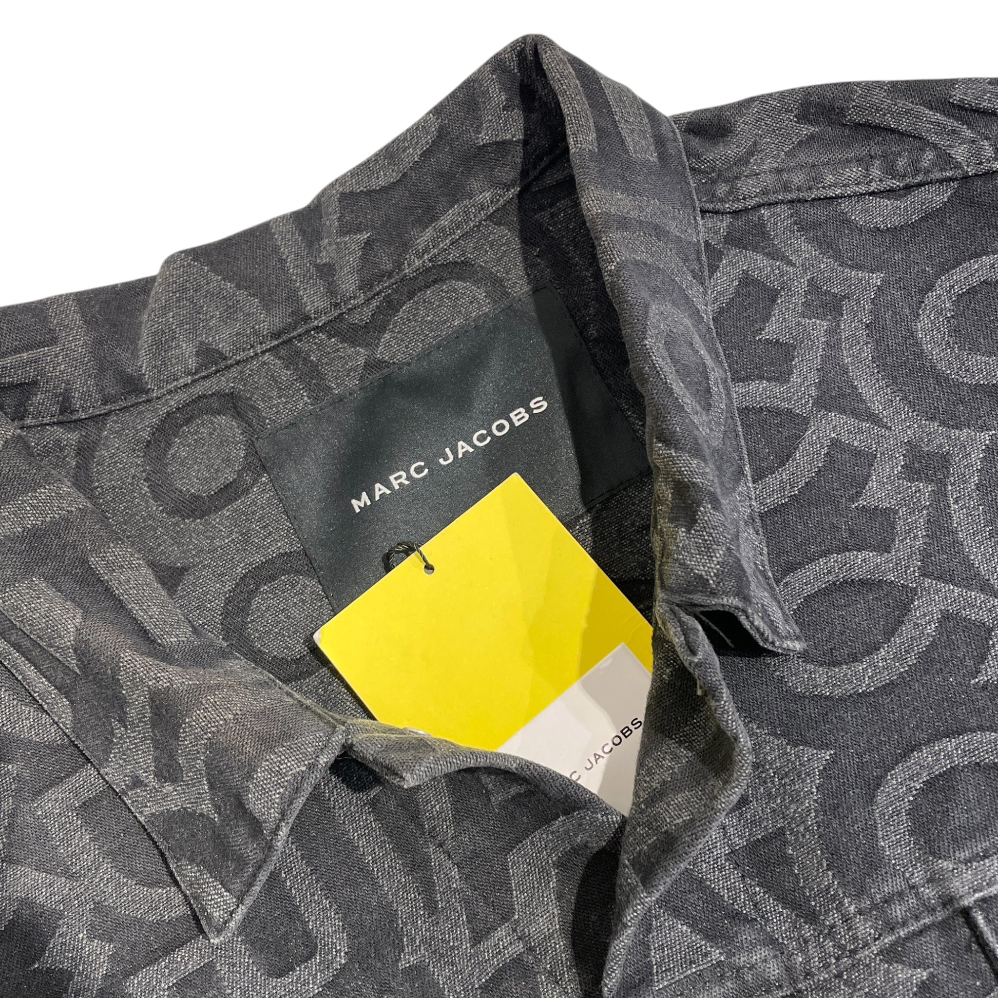 MARC JACOBS/Denim Jkt/S/Denim/BLK/Monogram/ view 3