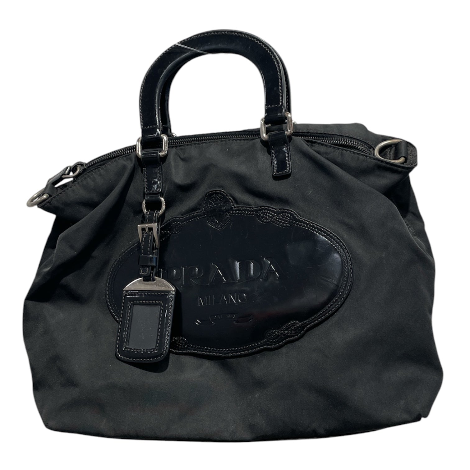 PRADA/Hand Bag/Nylon/BLK/Tessuto w Handle no strap 165 view 1