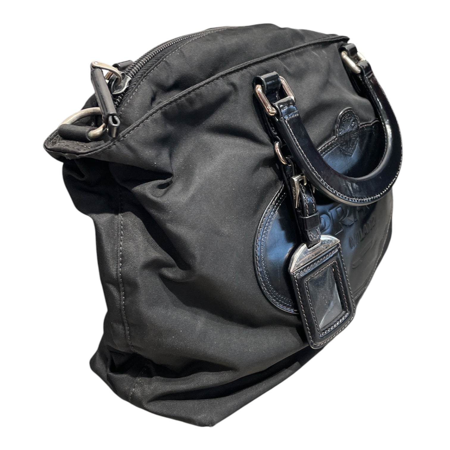 PRADA/Hand Bag/Nylon/BLK/Tessuto w Handle no strap 165 view 6