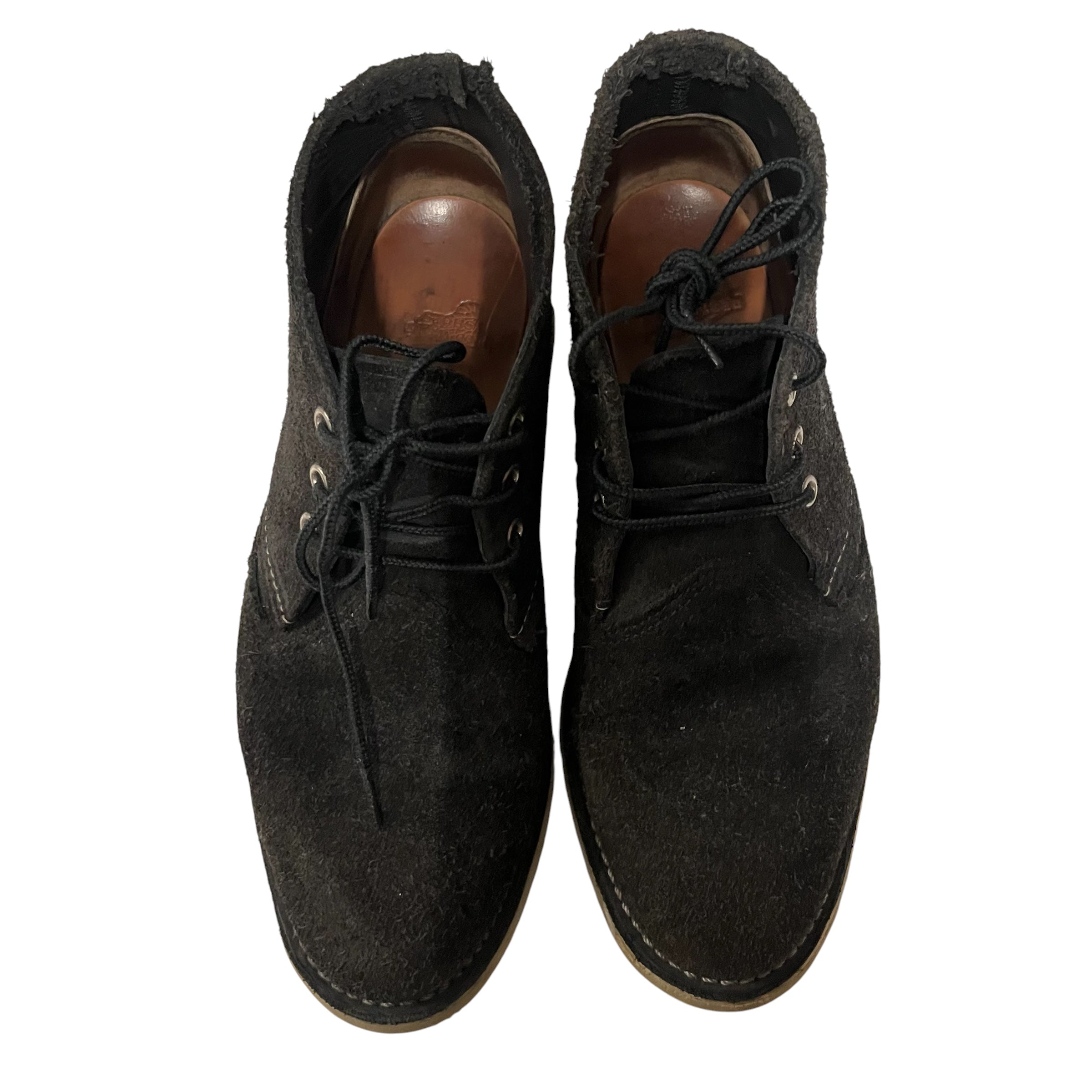 RED WING/Lace Up Boots/US 8/Suede/BLK/ view 3