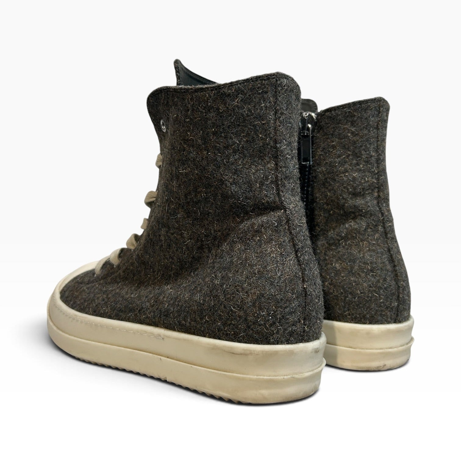 Rick Owens/Hi-Sneakers/EU 43/Wool/GRY/RAMONE view 2