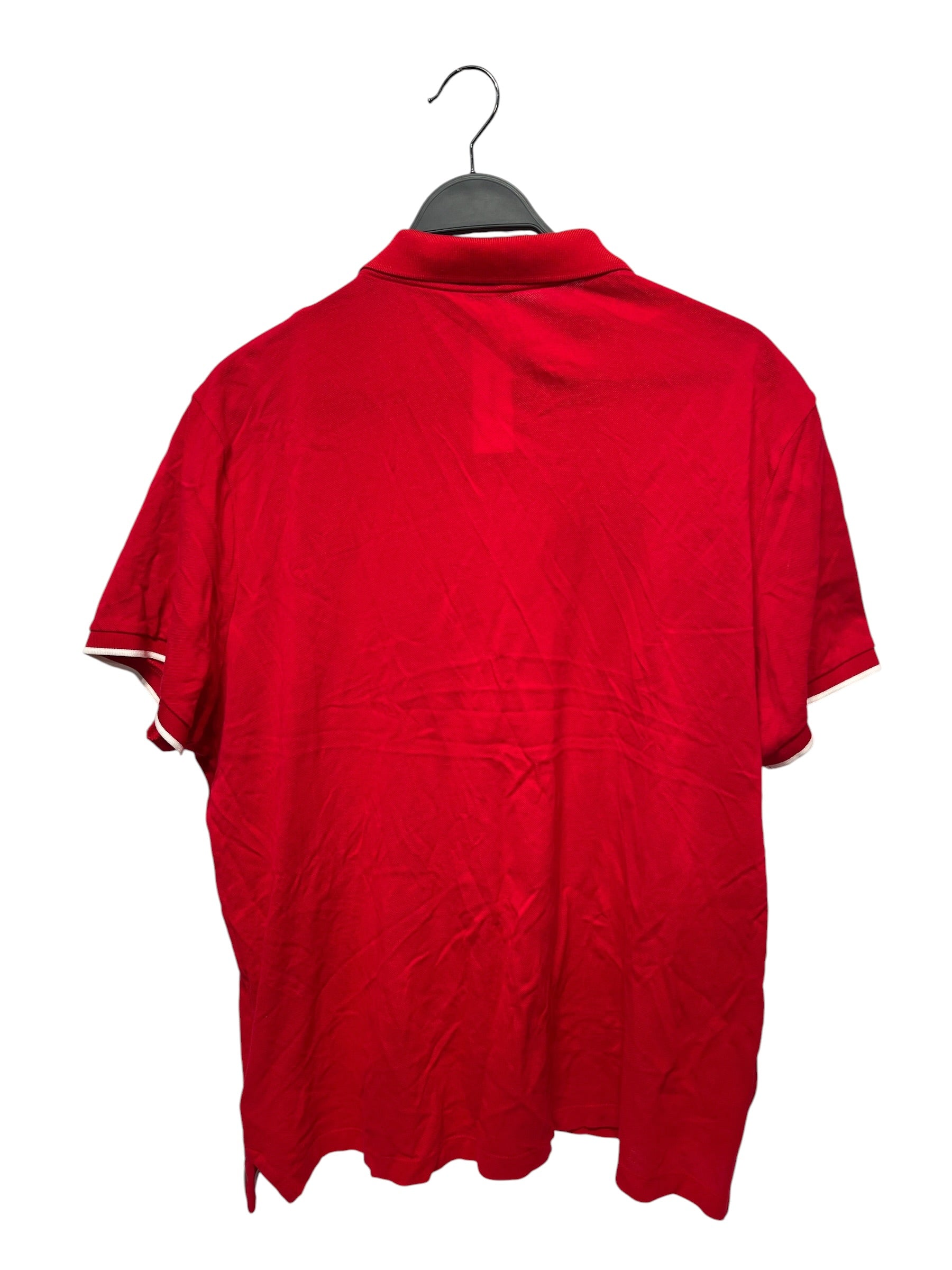MONCLER/SS Shirt/XXL/Nylon/RED/White patch on front view 2