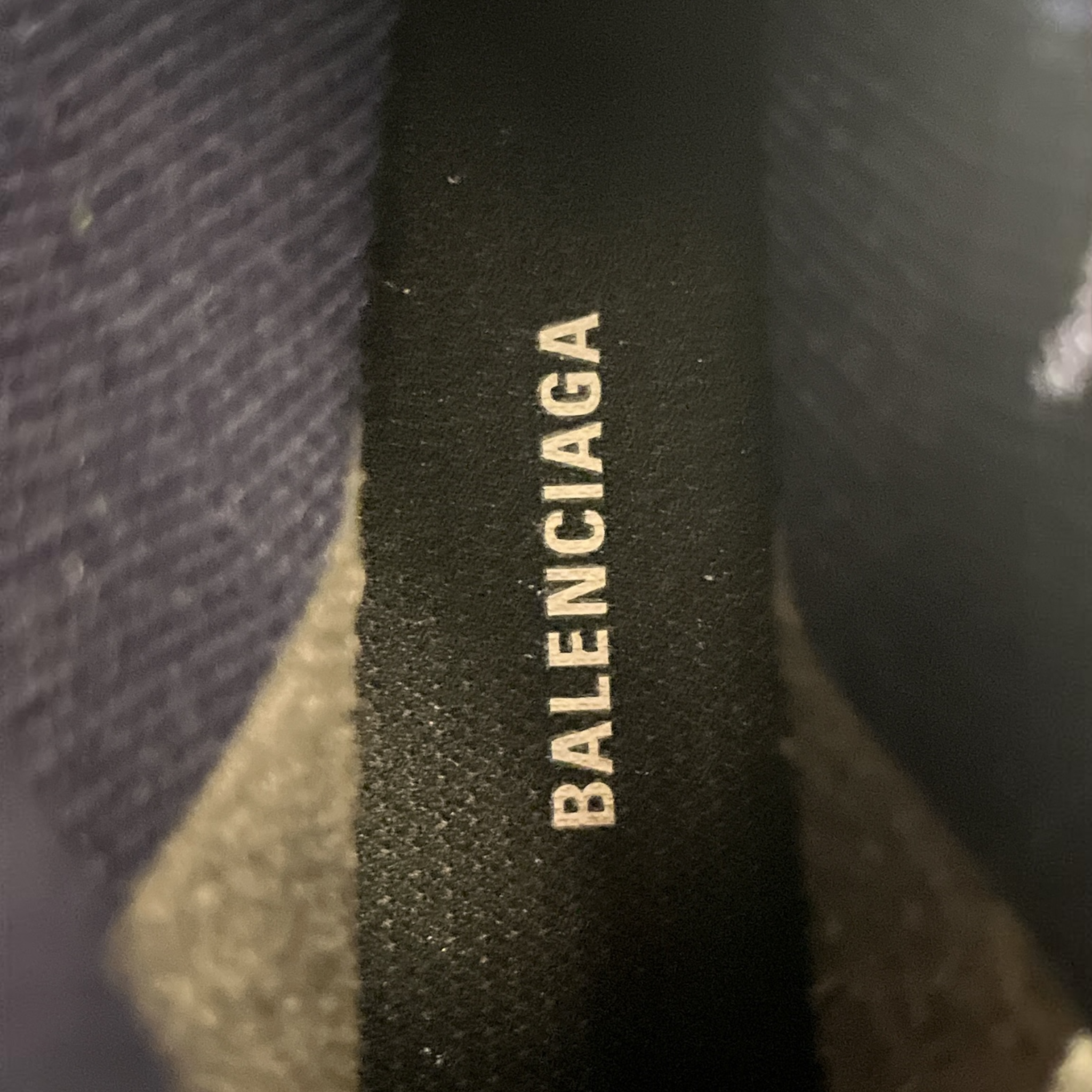 BALENCIAGA/Hi-Sneakers/US 7/Cotton/NVY/SOCKSHOES view 3