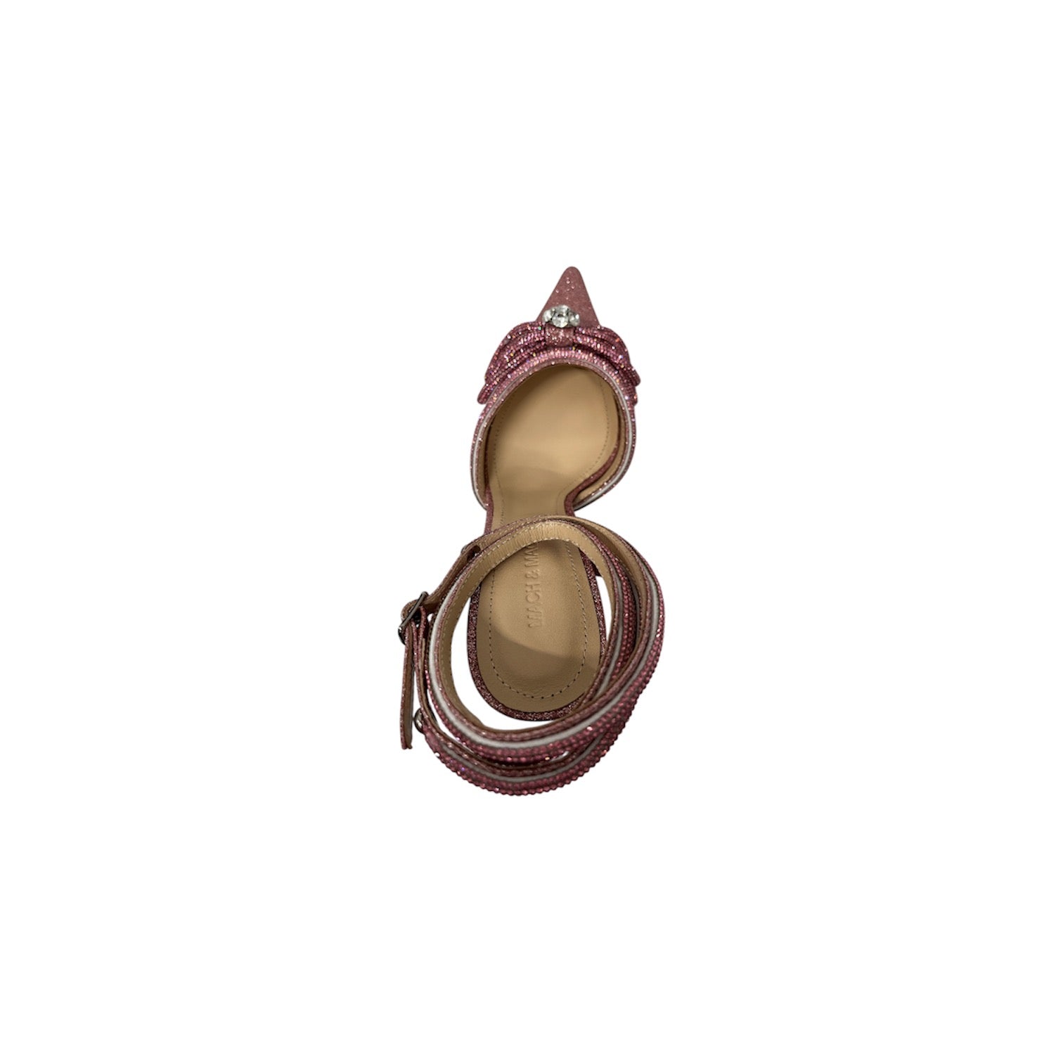 MACH & MACH/Heels/EU 37/Glitter/Leather/PNK/DOUBLE BOW CRYSTAL view 3