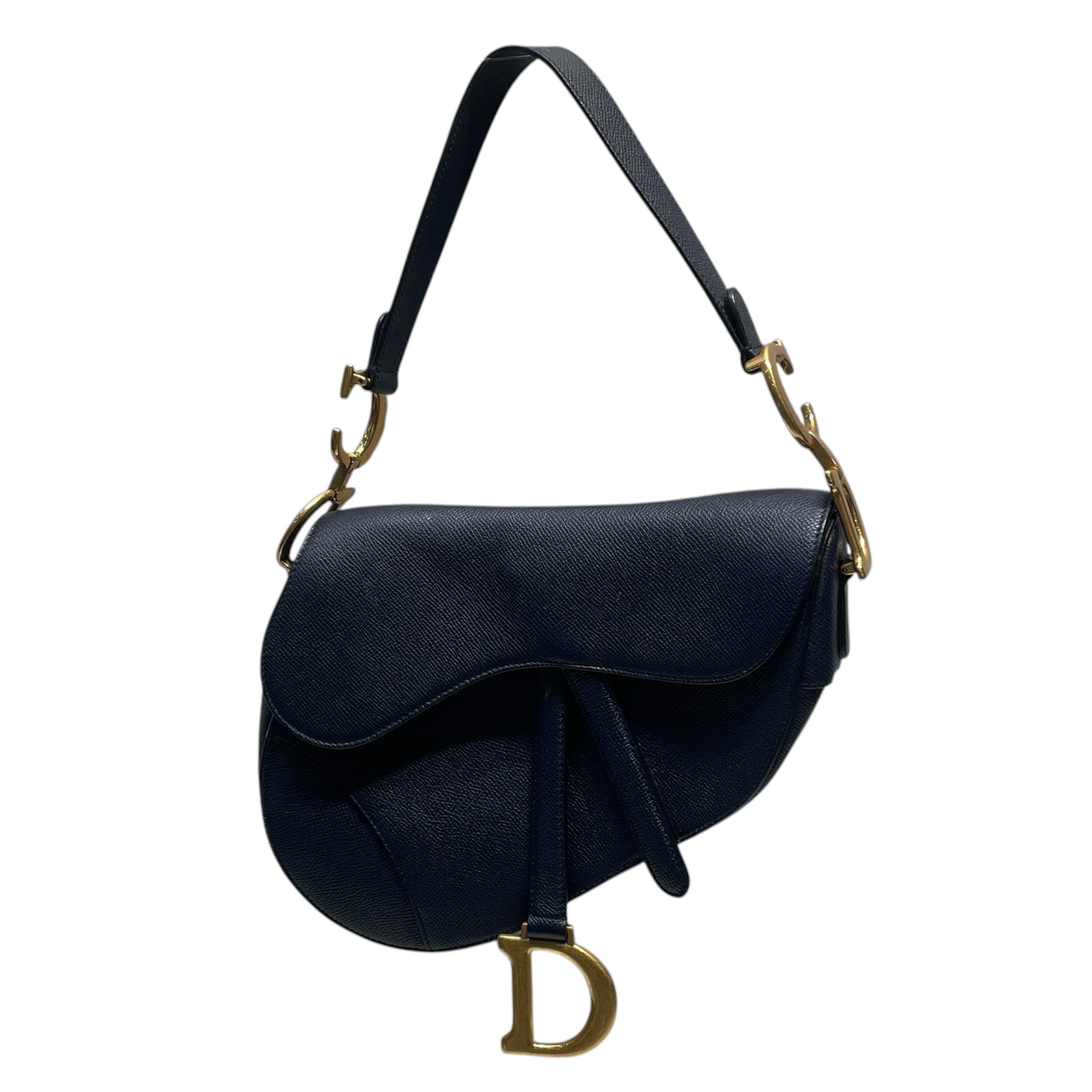 Christian Dior/Hand Bag/Leather/NVY/ view 1