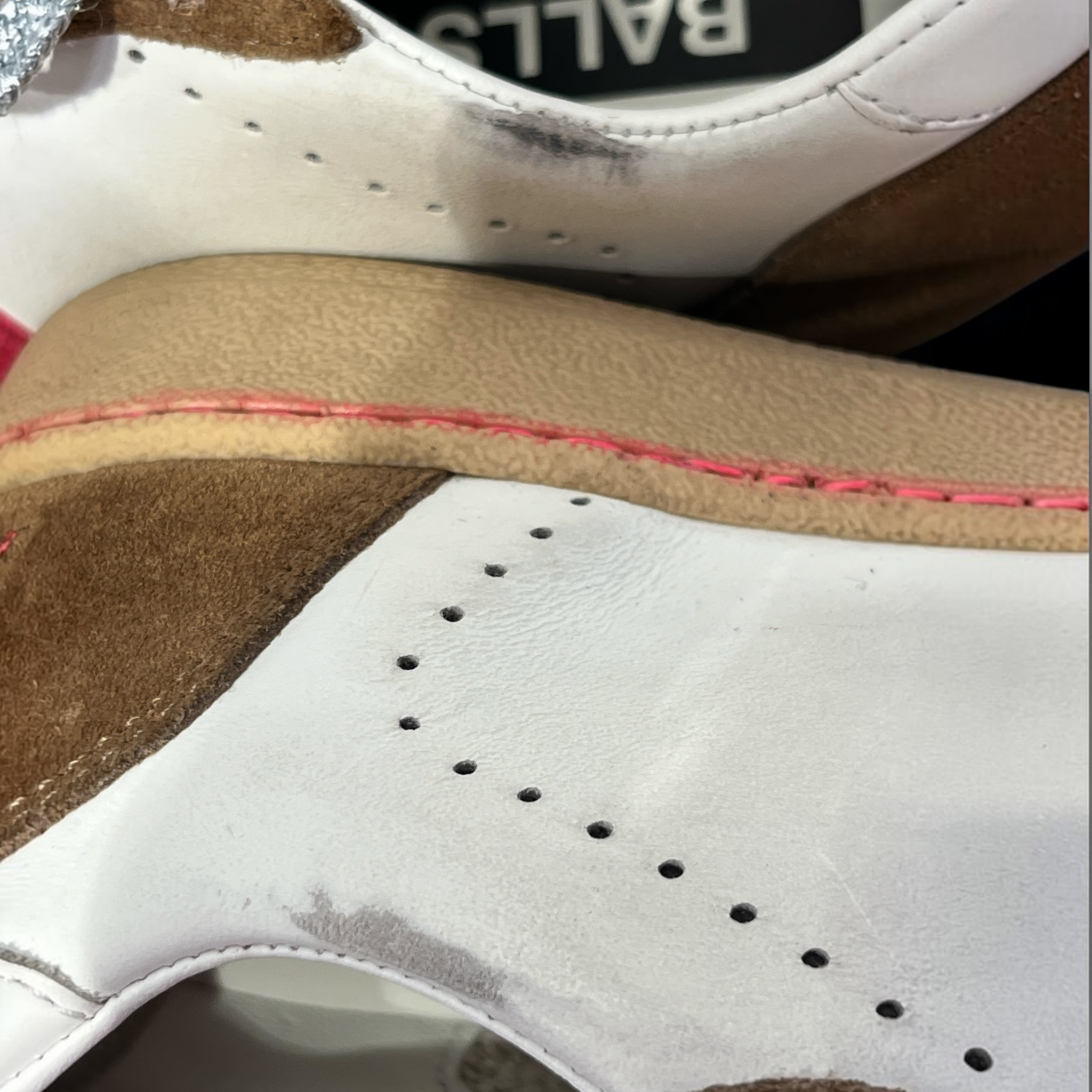 GOLDEN GOOSE/Low-Sneakers/EU 37/WHT/BROWN SUEDE PINK STAR view 4