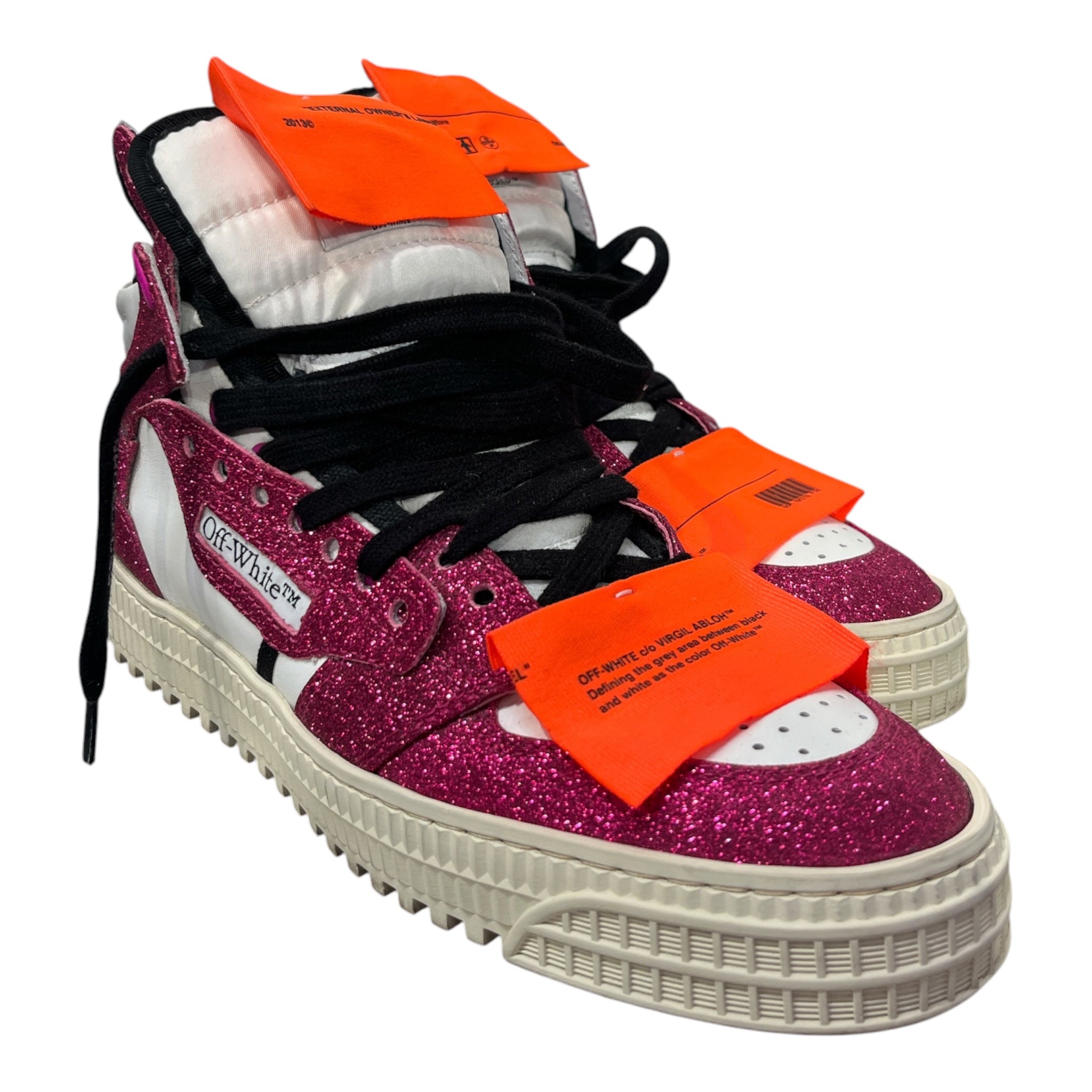 OFF-WHITE/Hi-Sneakers/EU 37/PNK/GLITTER view 1