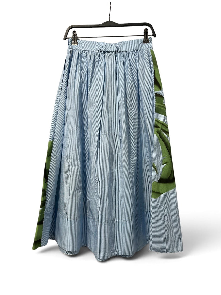 FARM Rio/Long Skirt/S/Stripe/Cotton/BLU/BANAN SKIRT STRIPED view 2