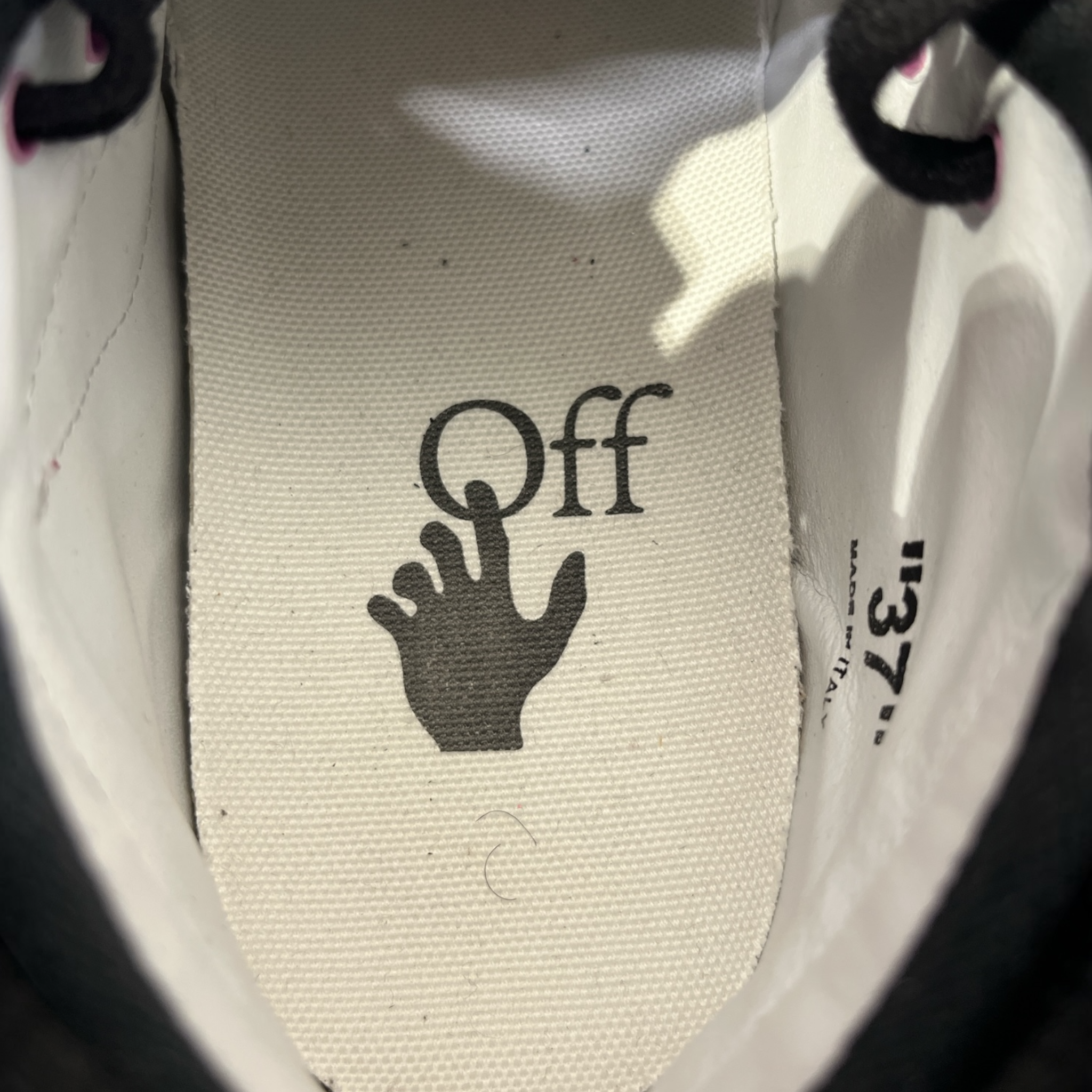 OFF-WHITE/Hi-Sneakers/EU 37/PNK/GLITTER view 3