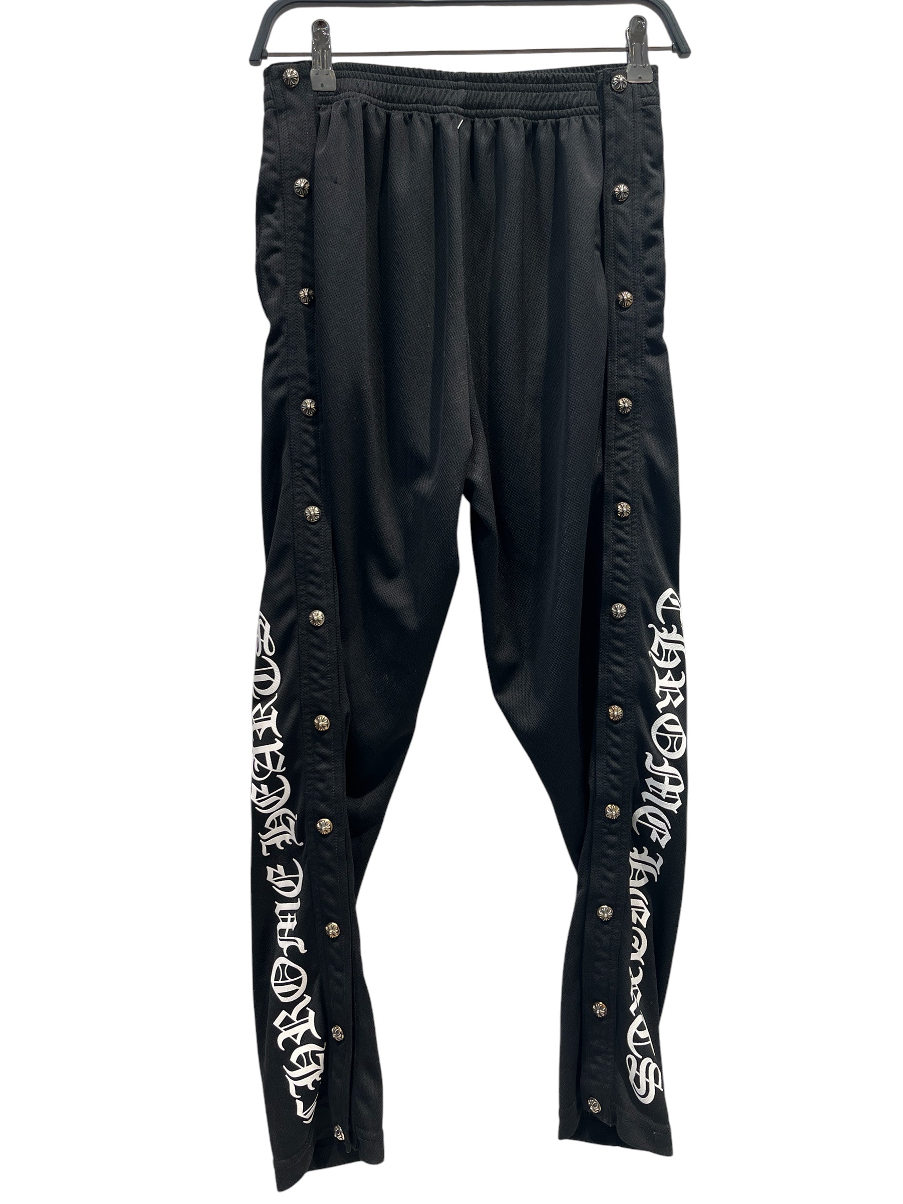 CHROME HEARTS/Sarouel Pants/M/Polyester/BLK/Joggers/ view 2