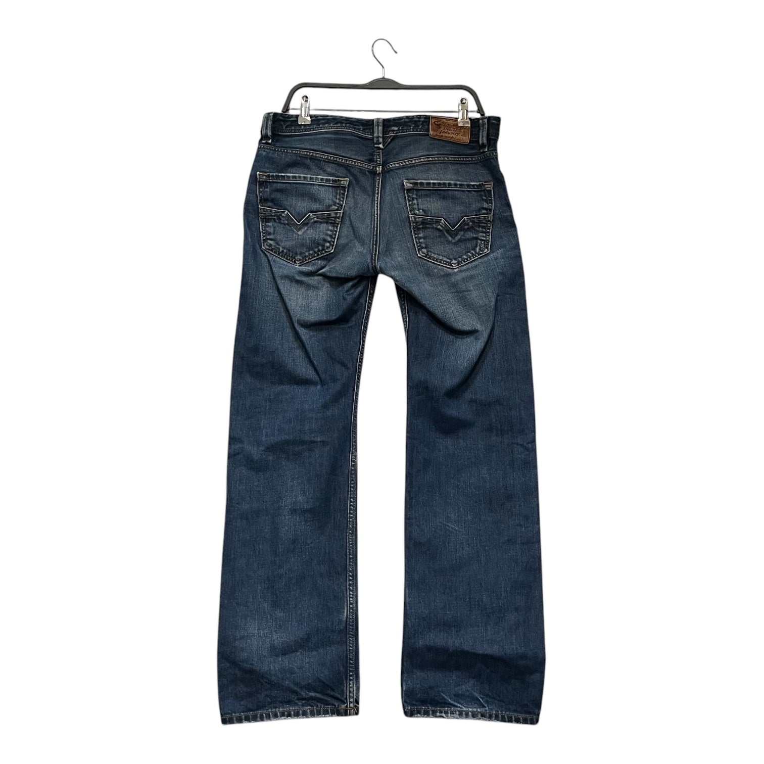 DIESEL/Straight Pants/32/Cotton/BLU/ view 2