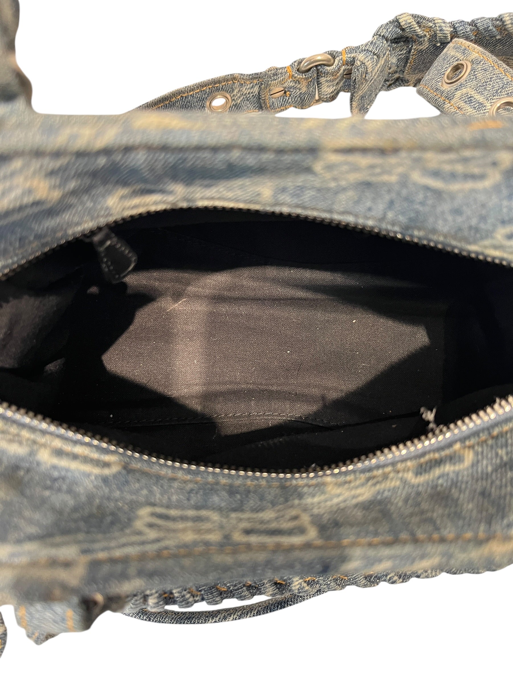 BALENCIAGA/Bag/Monogram/Denim/BLU/NEO CAGOLE XS SHOULDER BAG view 4
