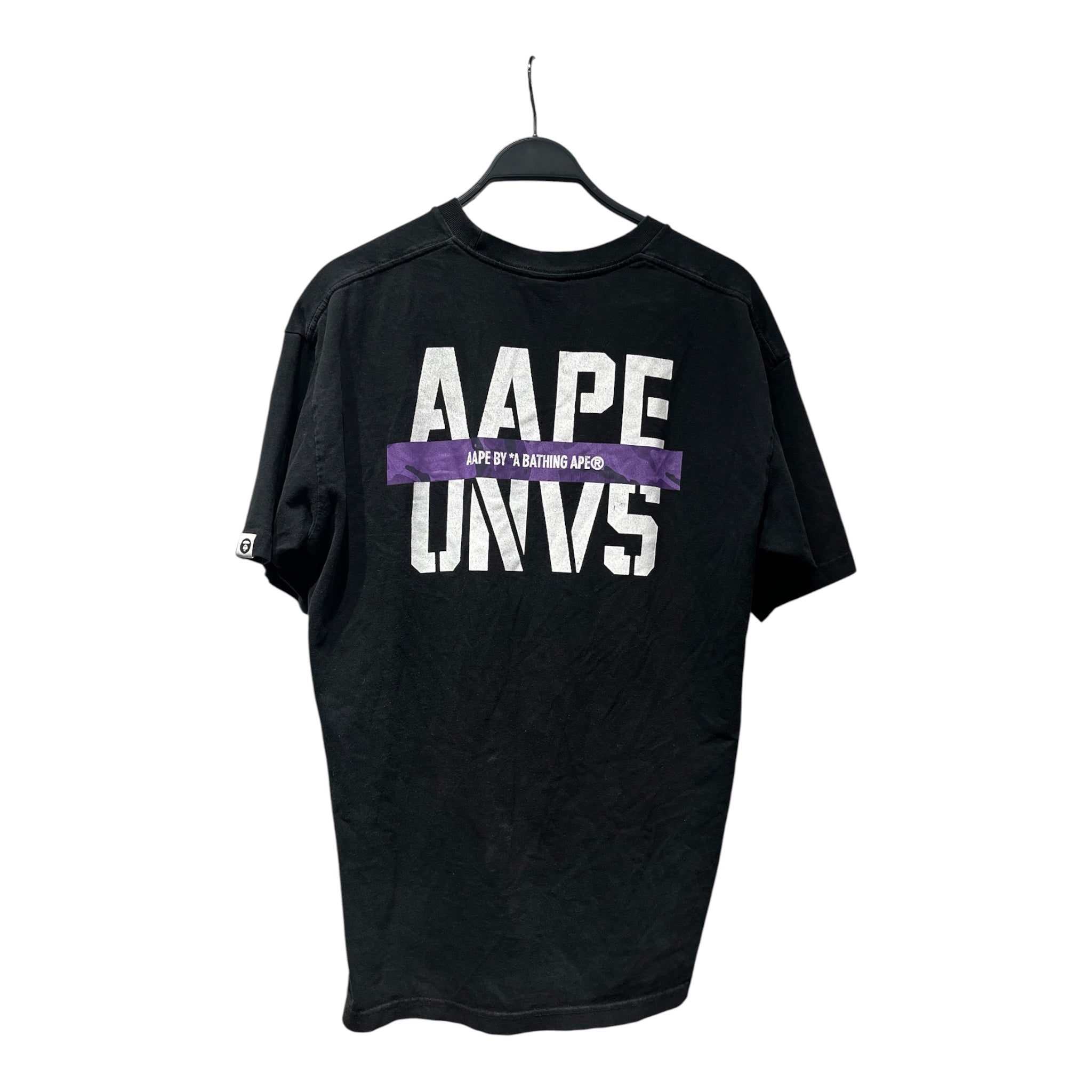 AAPE BY A BATHING APE/T-Shirt/L/Cotton/BLK/ view 2