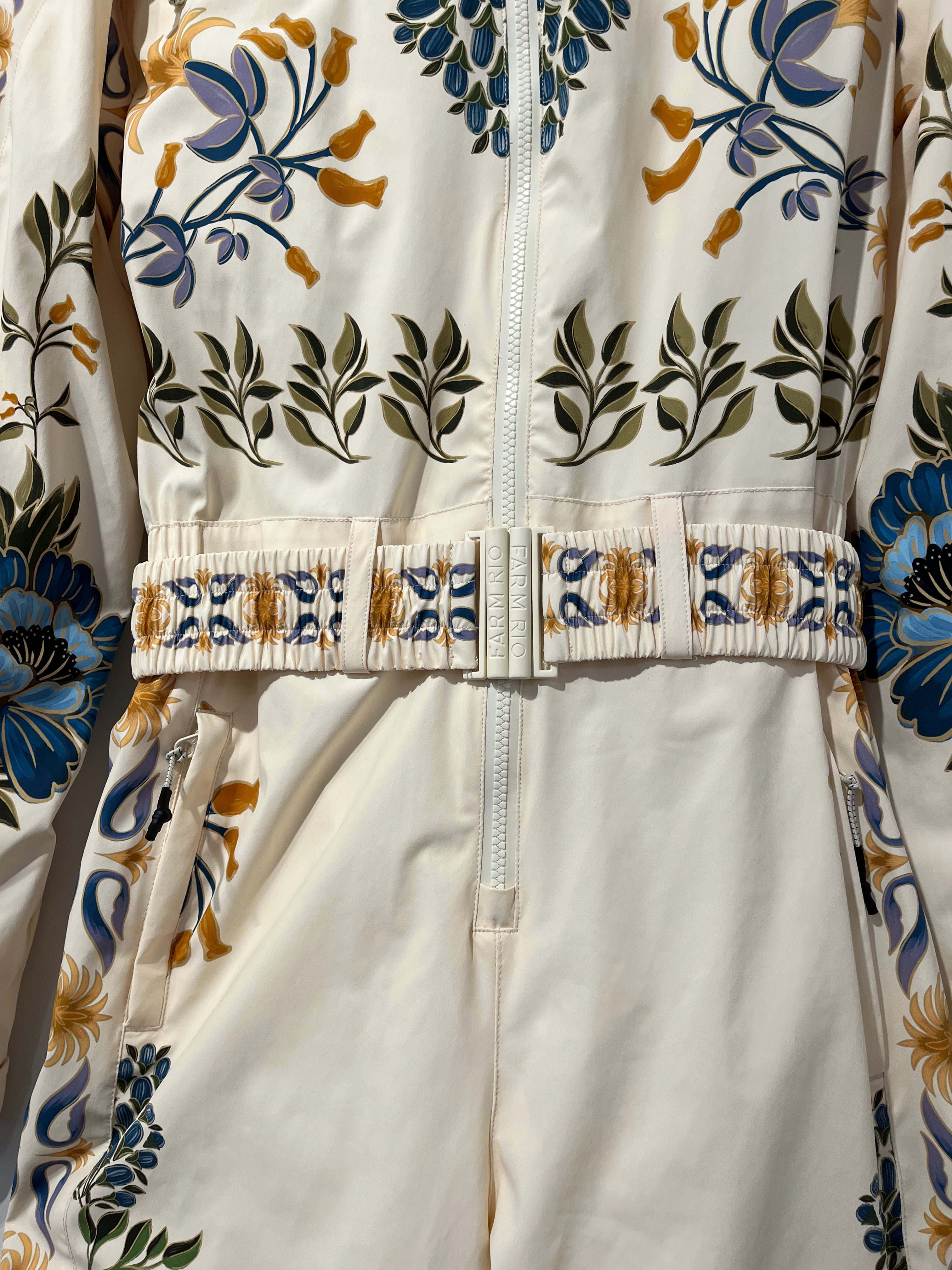WHITESPACE/FARM Rio/Jumpsuits/S/Floral Pattern/Nylon/CRM/SKI JUMPSUIT BNWT view 6