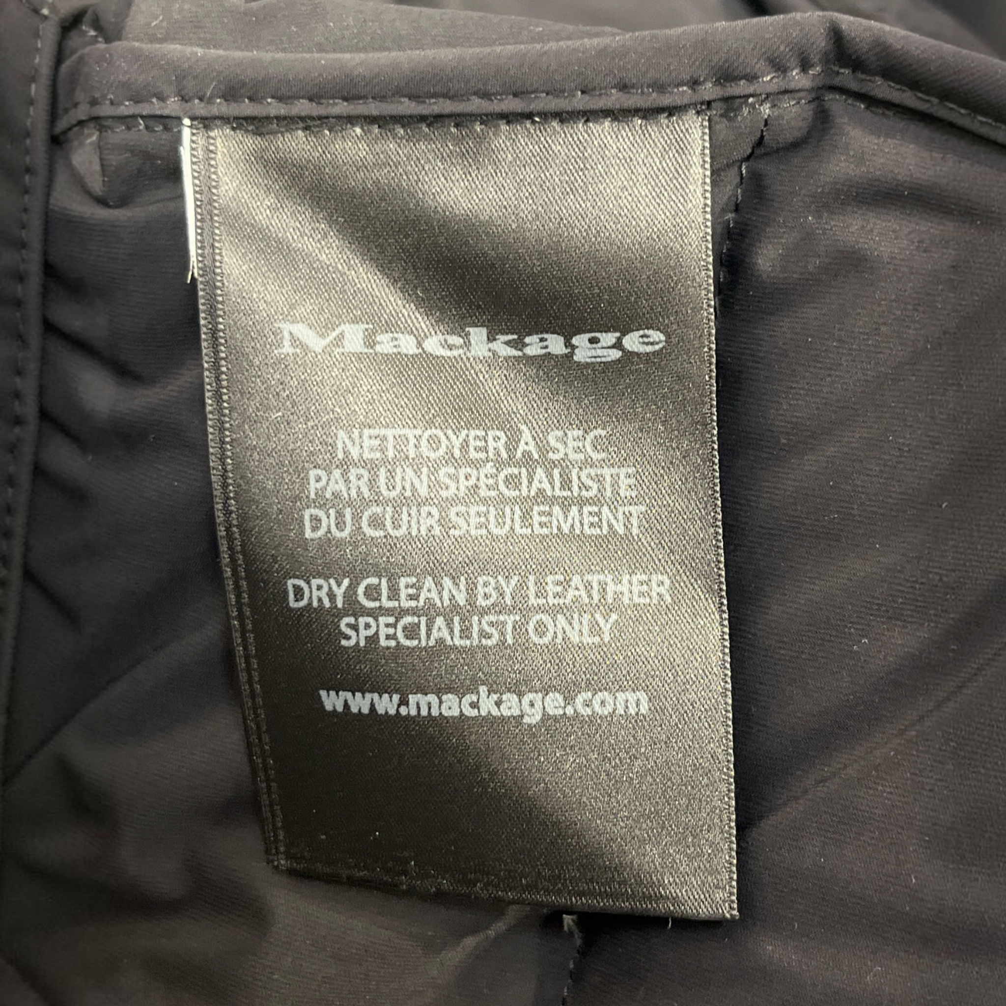 MACKAGE/Coat/M/Polyester/BLK/ view 3