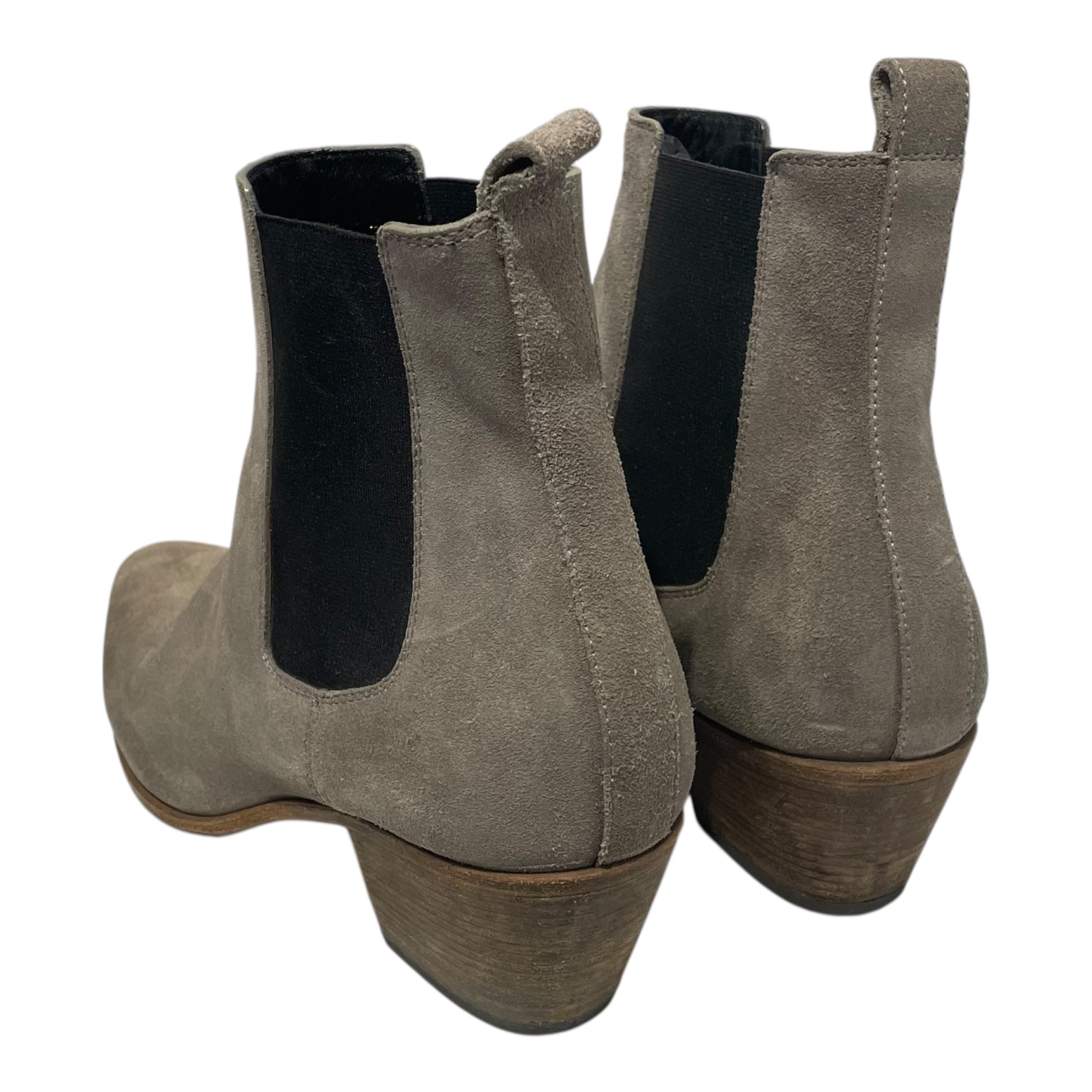 SAINT LAURENT/Chukka Boots/EU 37/Suede/GRY/chelsea suede ankle boot view 2