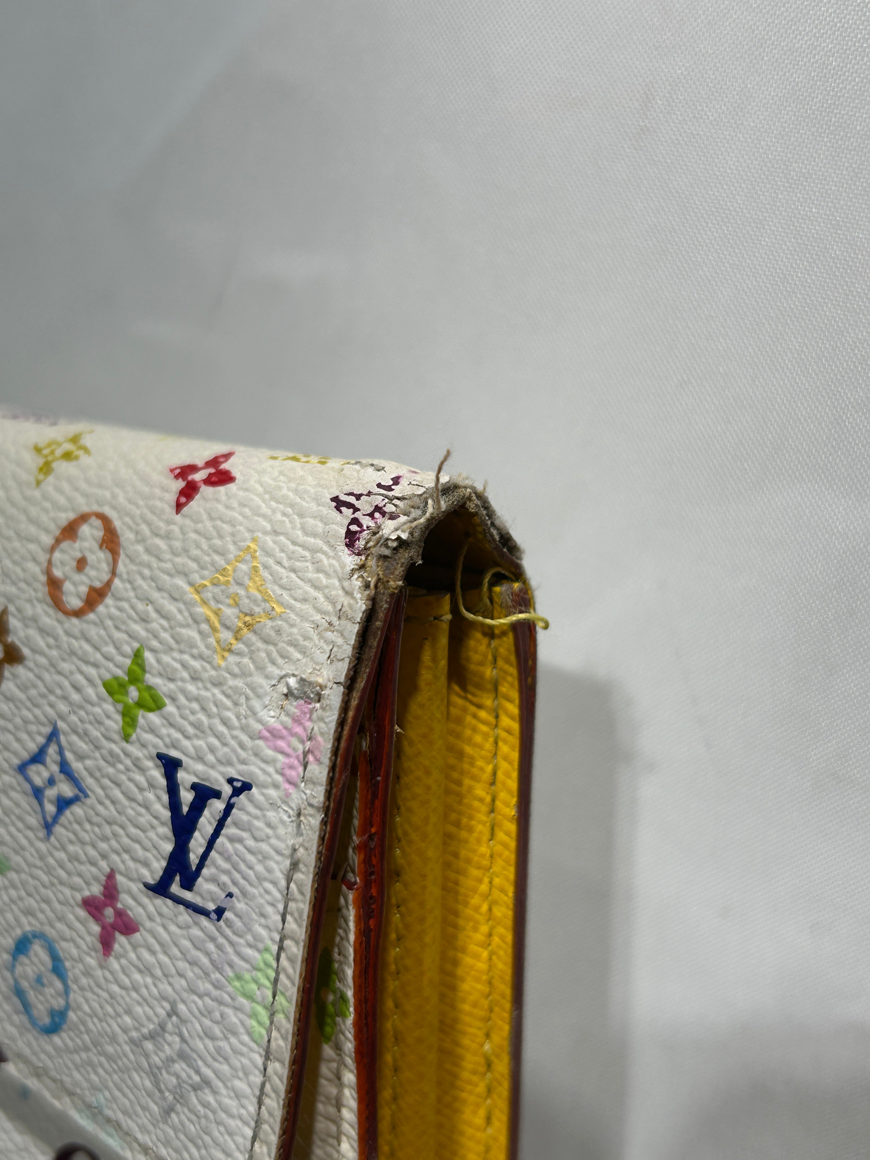 LOUIS VUITTON/Long Wallet/Monogram/Leather/MLT/VINTAGE TAKASHI MURAKAMI MULTI view 7