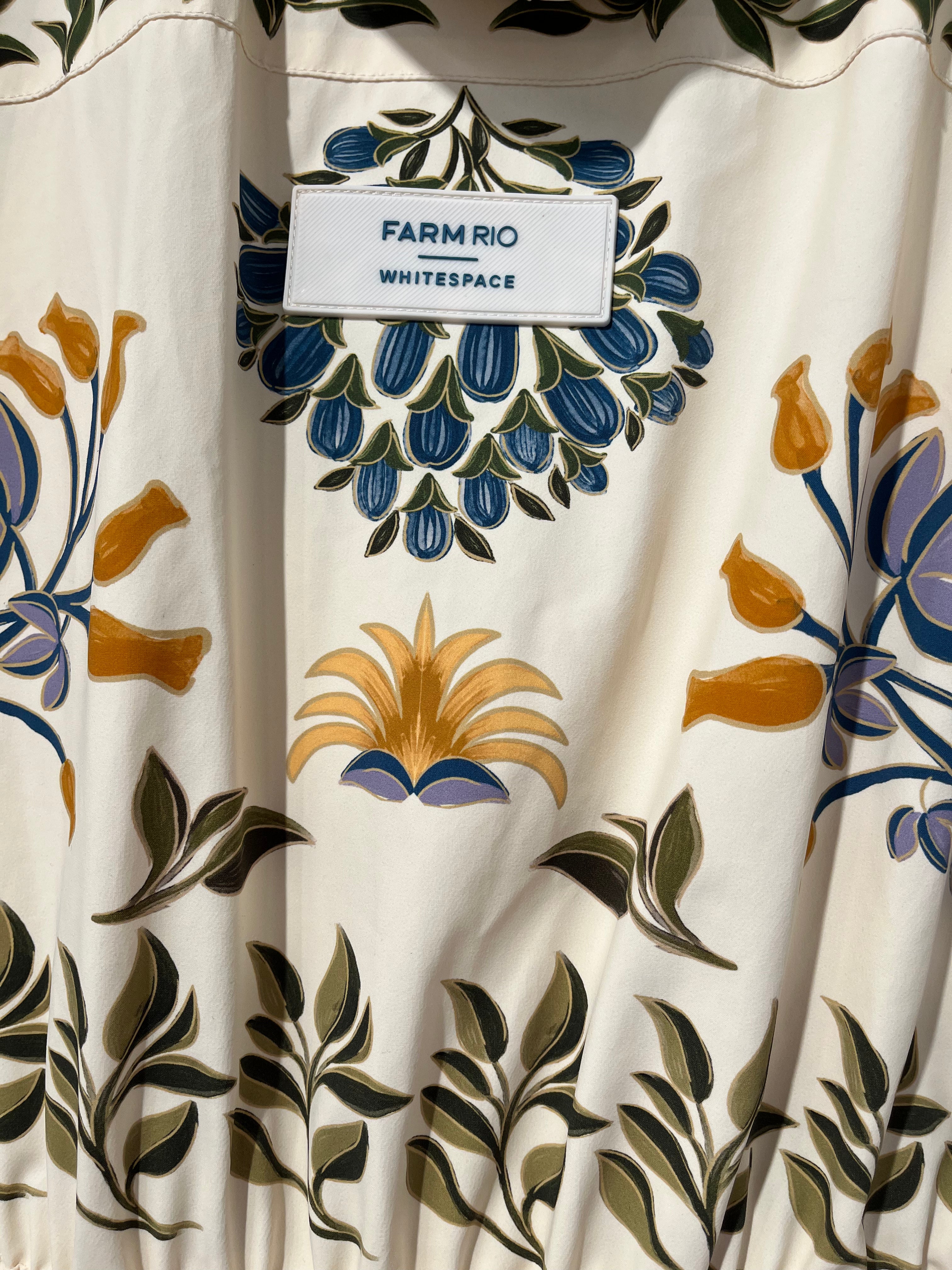 WHITESPACE/FARM Rio/Jumpsuits/S/Floral Pattern/Nylon/CRM/SKI JUMPSUIT BNWT view 9