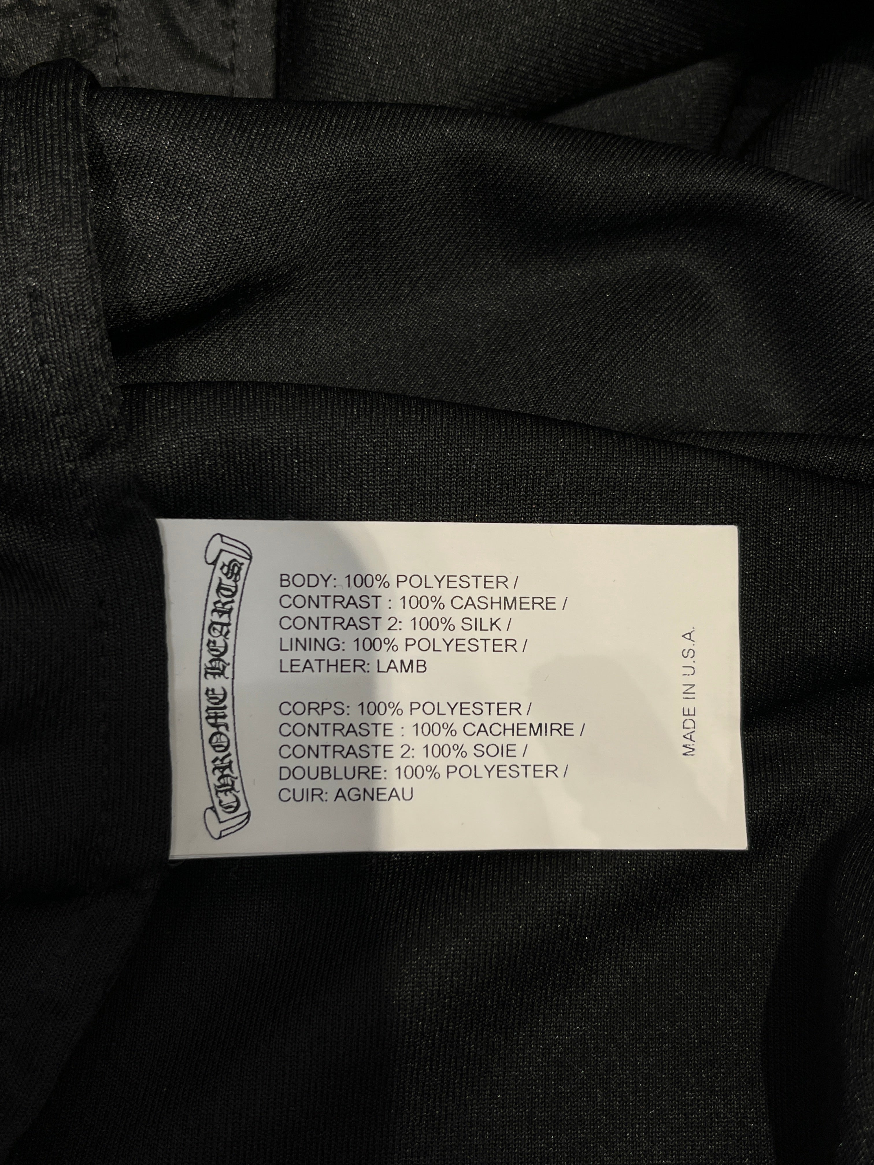 CHROME HEARTS/Windbreaker/M/Polyester/BLK/Single Breasted/Graphic/ view 4