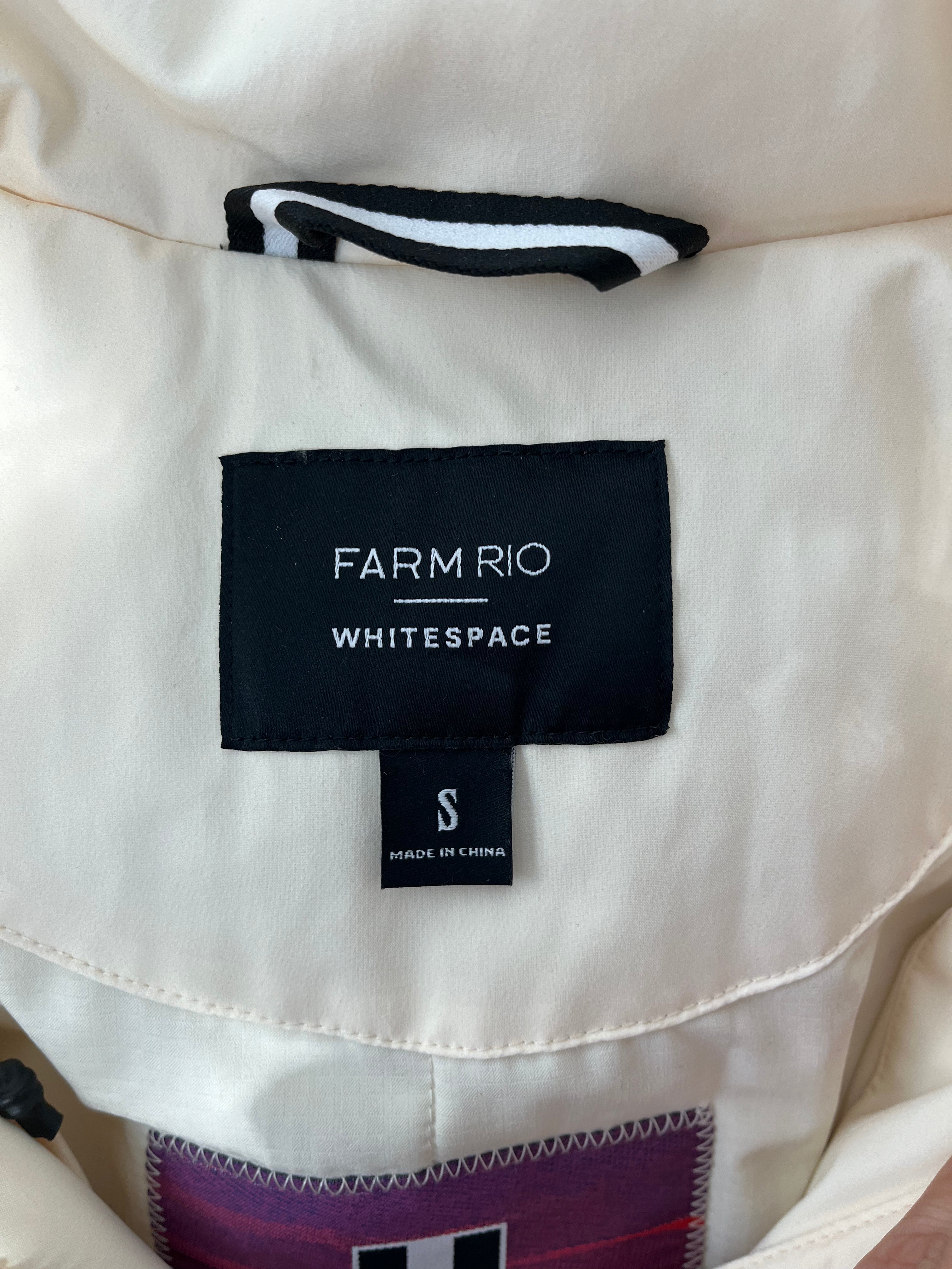 WHITESPACE/FARM Rio/Jumpsuits/S/Floral Pattern/Nylon/CRM/SKI JUMPSUIT BNWT view 3