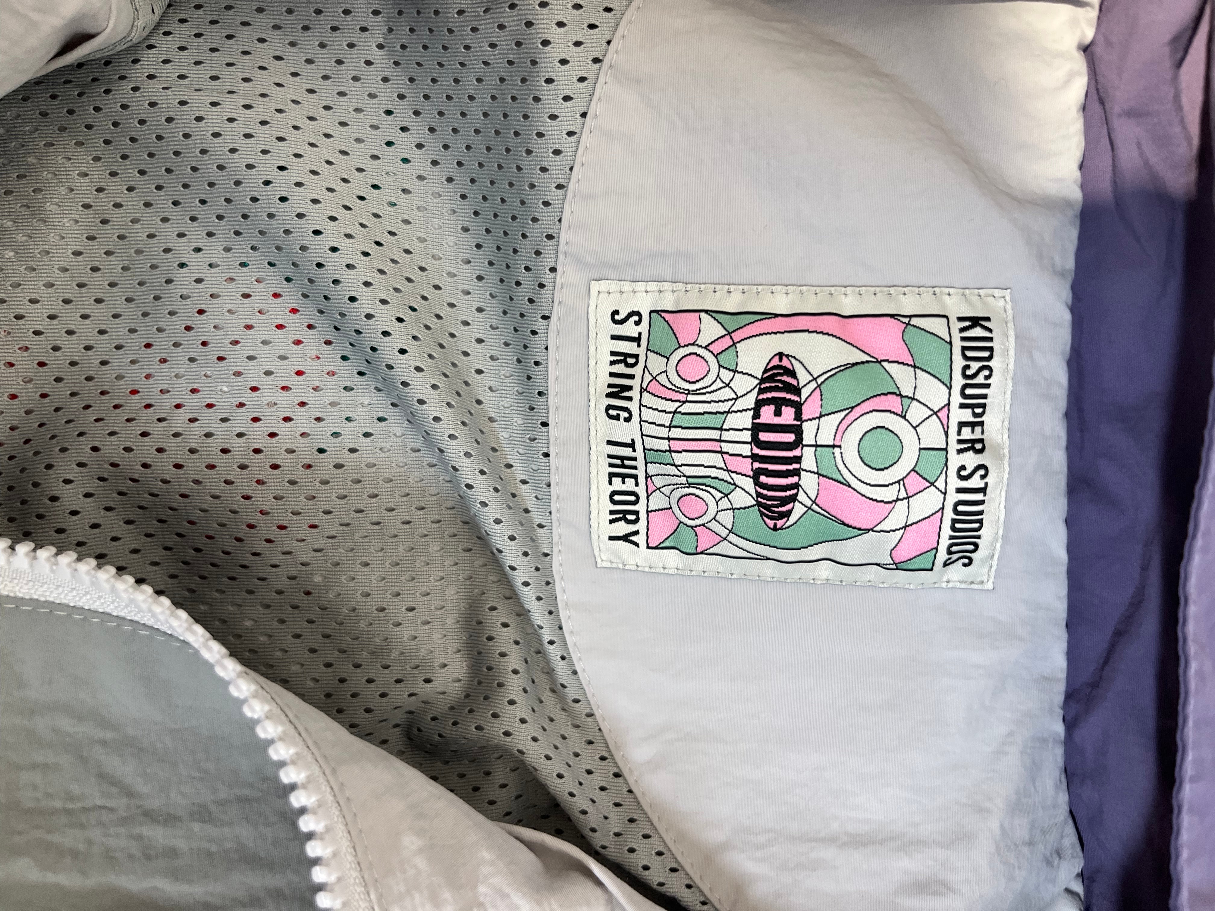 KIDSUPER STUDIOS/Windbreaker/S/Nylon/GRY/ view 3