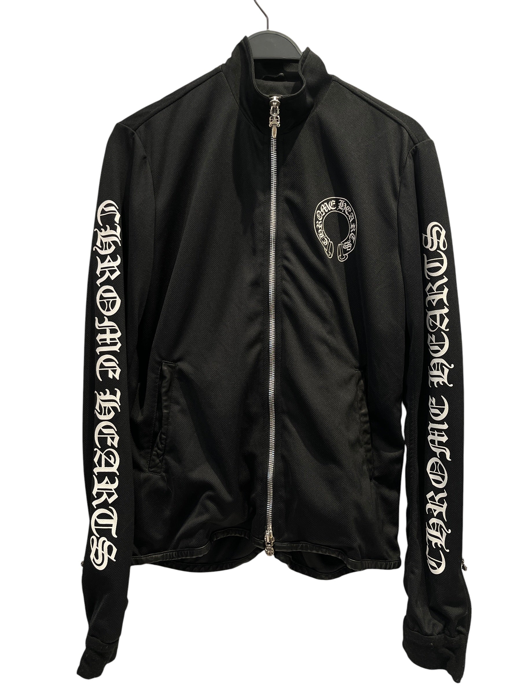CHROME HEARTS/Windbreaker/M/Polyester/BLK/Single Breasted/Graphic/ view 1