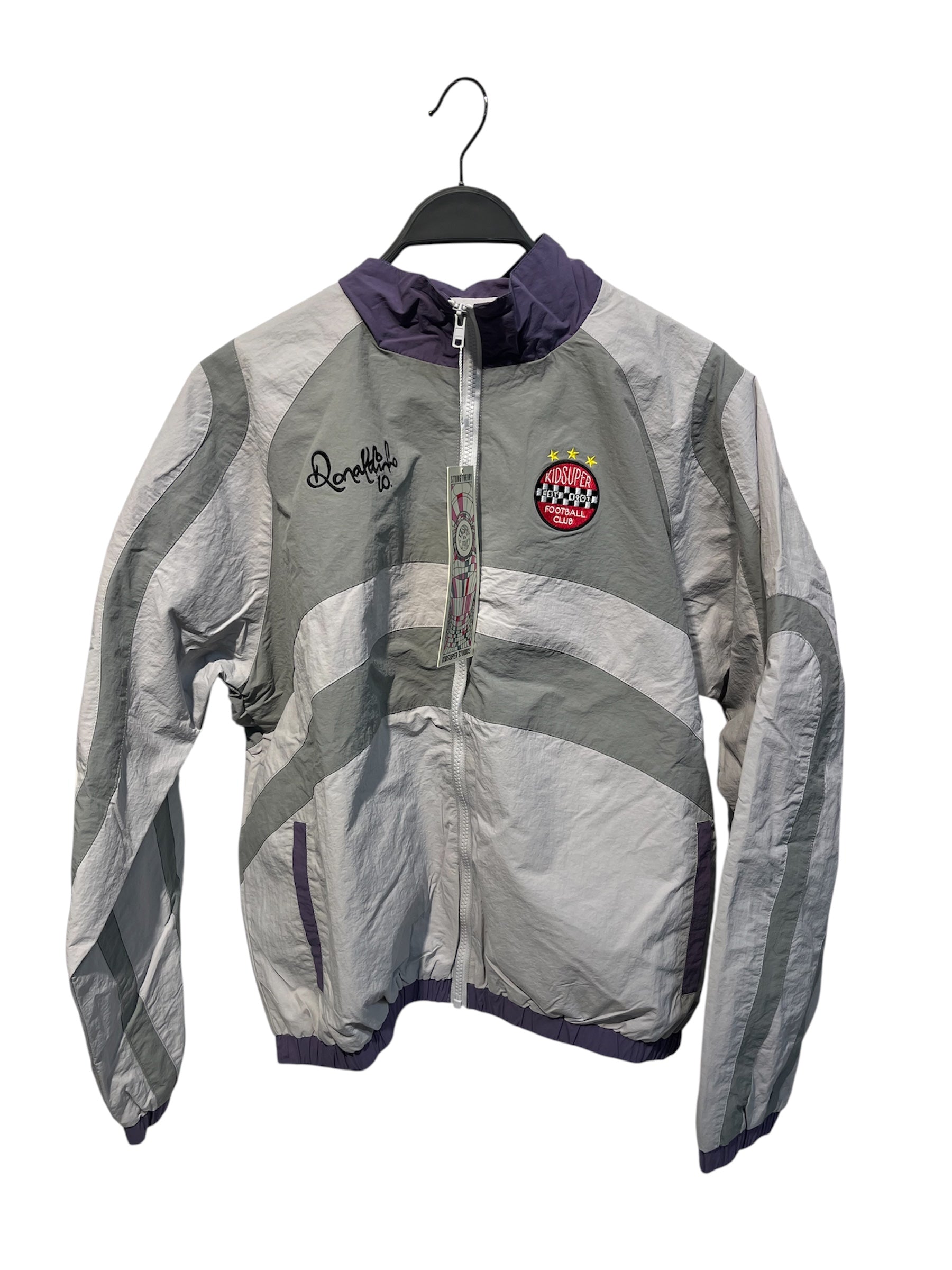 KIDSUPER STUDIOS/Windbreaker/S/Nylon/GRY/ view 1