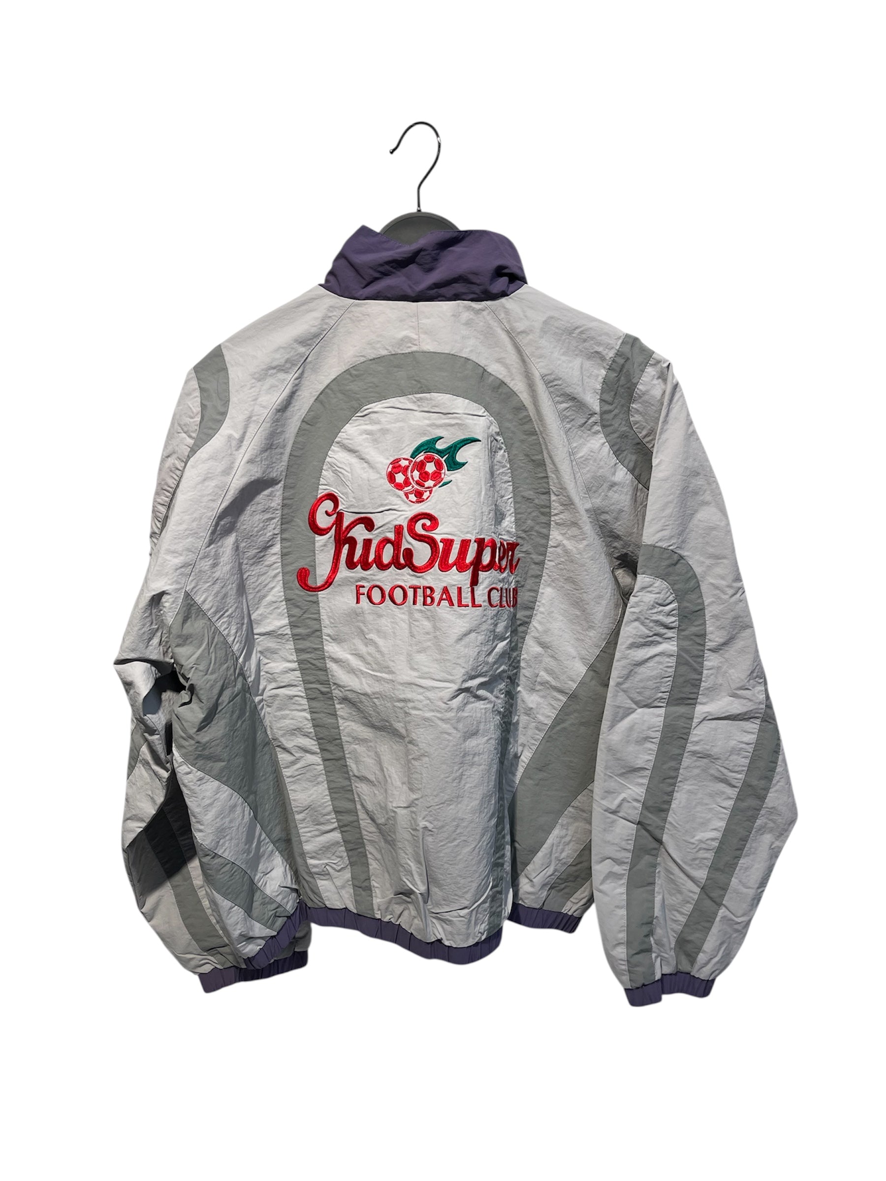 KIDSUPER STUDIOS/Windbreaker/S/Nylon/GRY/ view 2