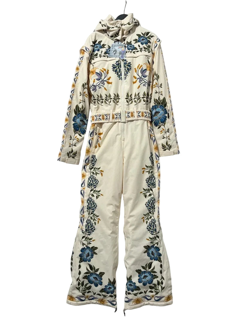 WHITESPACE/FARM Rio/Jumpsuits/S/Floral Pattern/Nylon/CRM/SKI JUMPSUIT BNWT view 1
