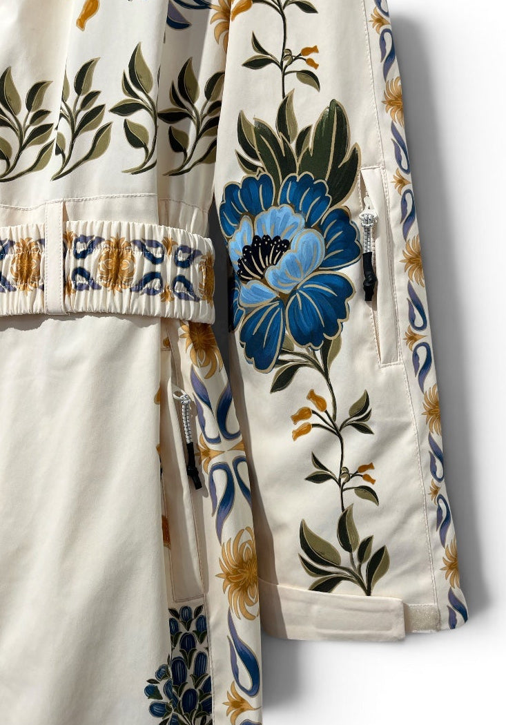 WHITESPACE/FARM Rio/Jumpsuits/S/Floral Pattern/Nylon/CRM/SKI JUMPSUIT BNWT view 7