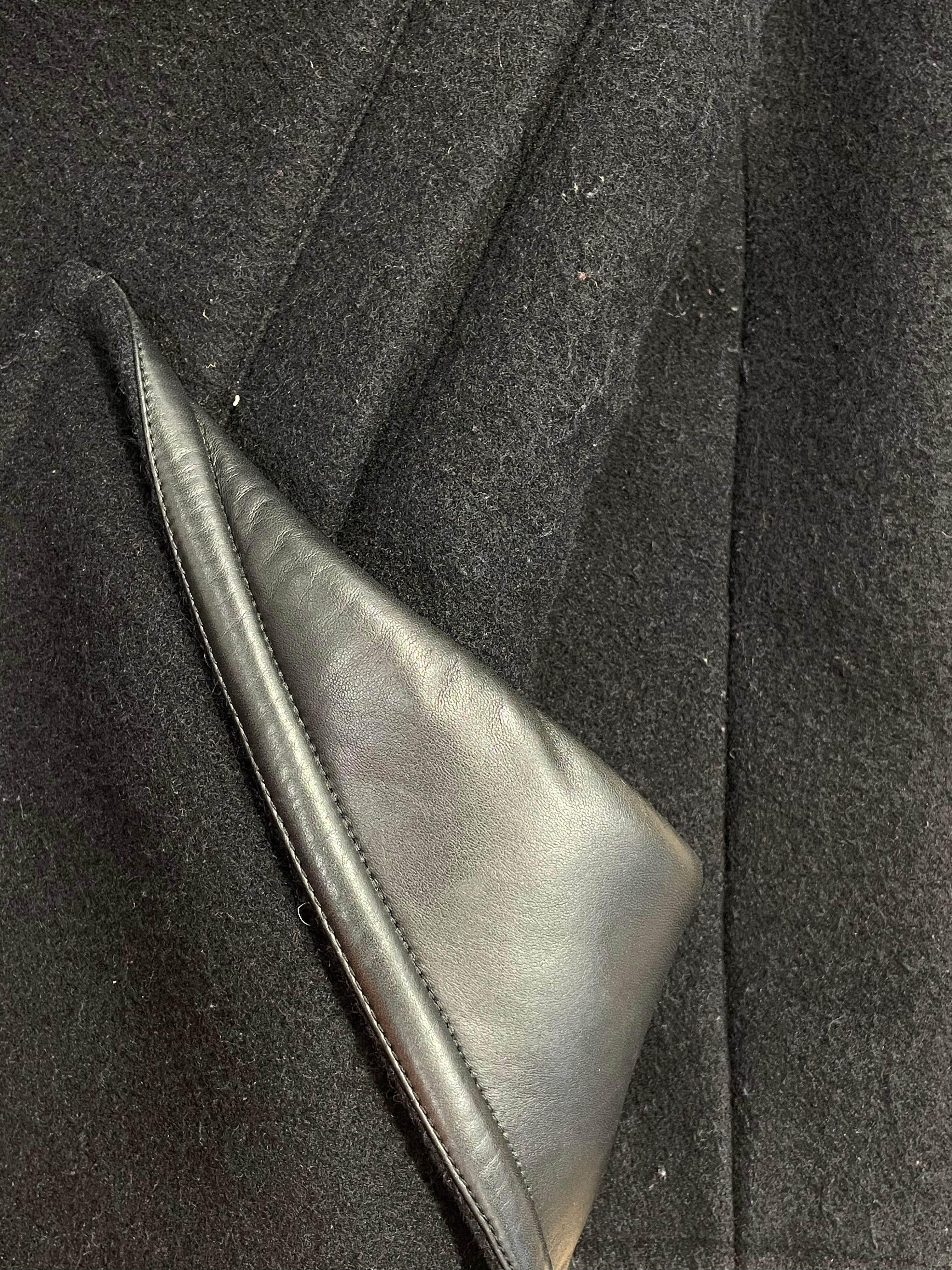 BURBERRY LONDON/Peacoat/14/Wool/BLK/ view 4