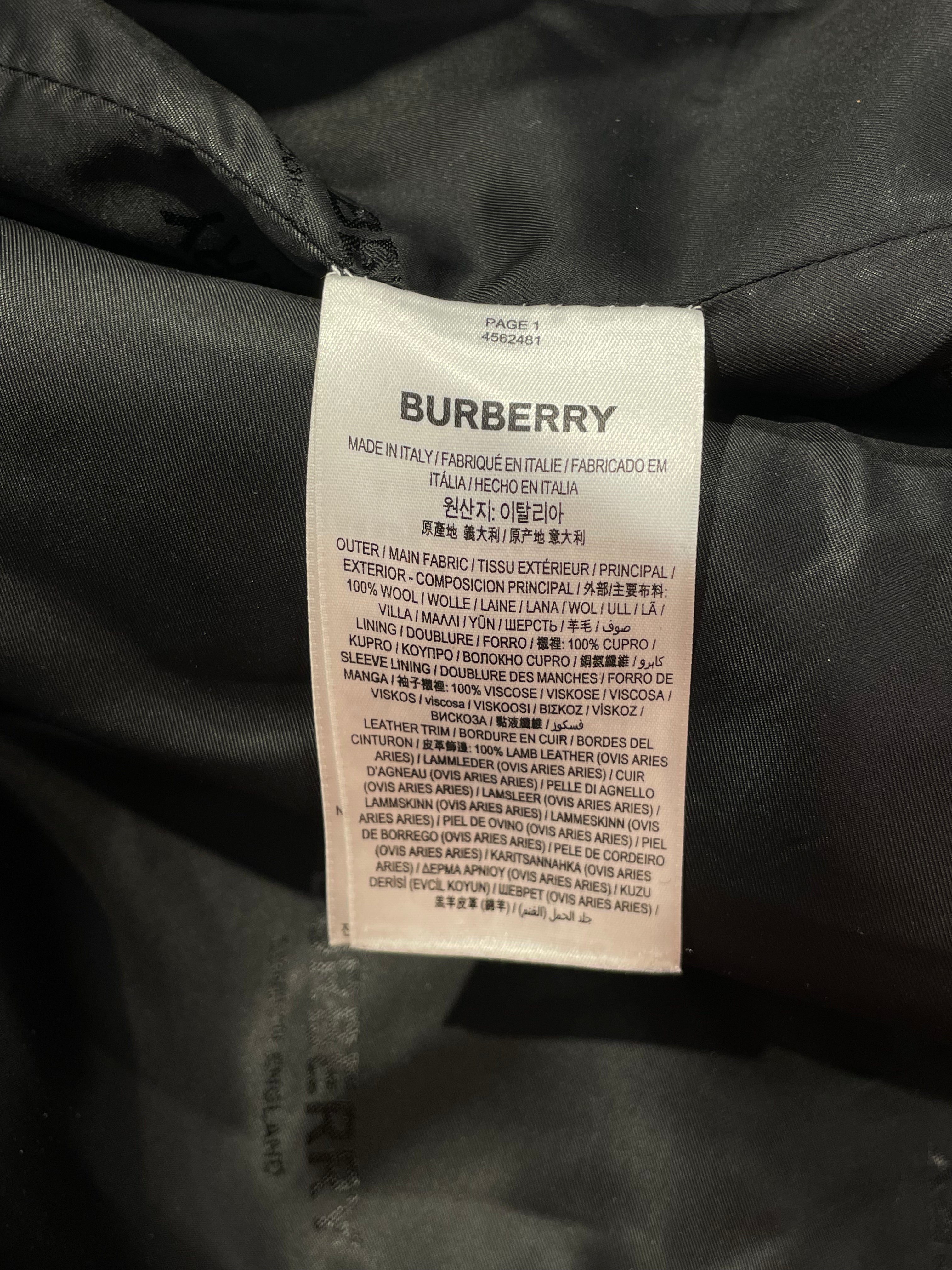 BURBERRY LONDON/Peacoat/14/Wool/BLK/ view 6