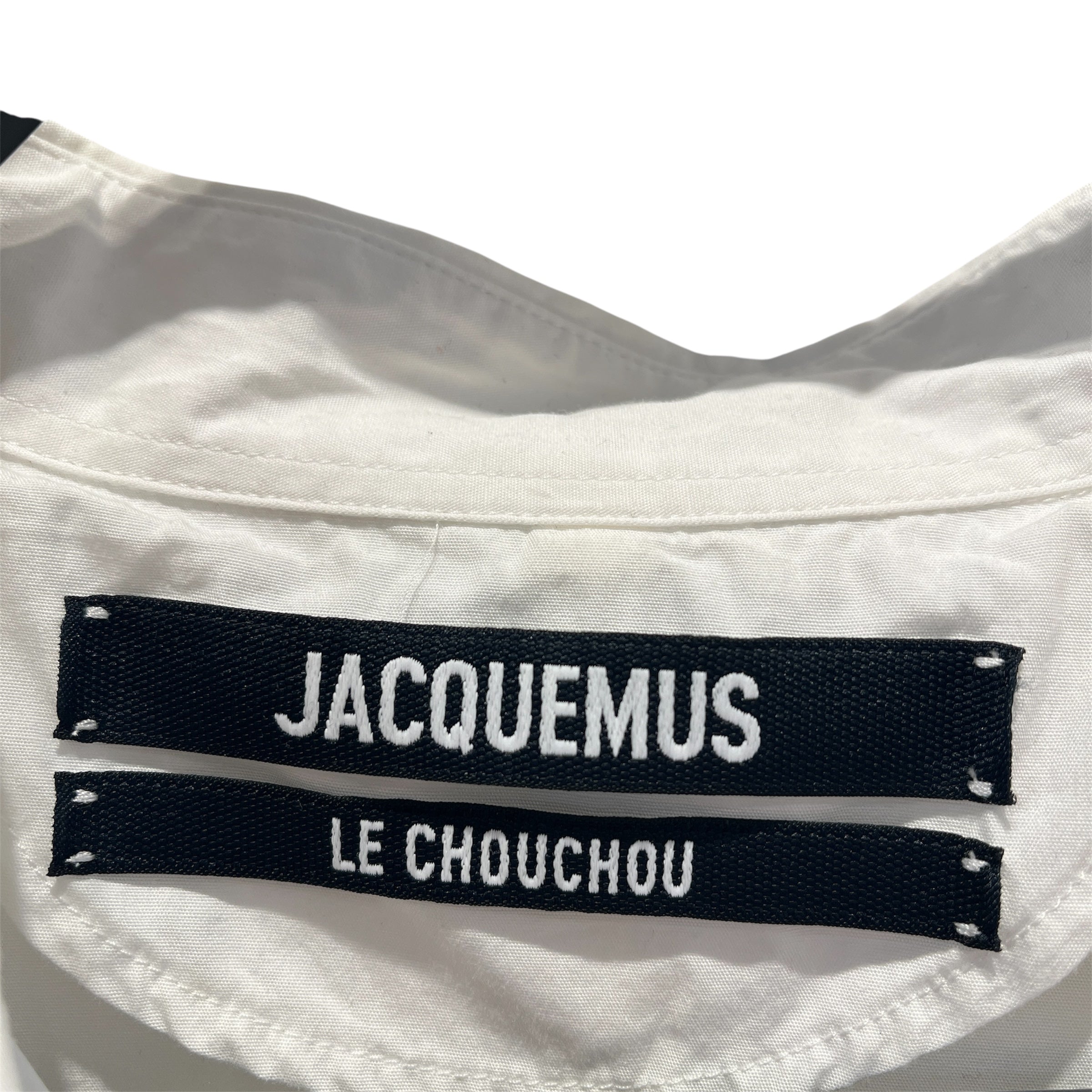 JACQUEMUS/LS Shirt/L/Cotton/WHT/Graphic/LE CHEMISE BAOU ROSE BD view 3