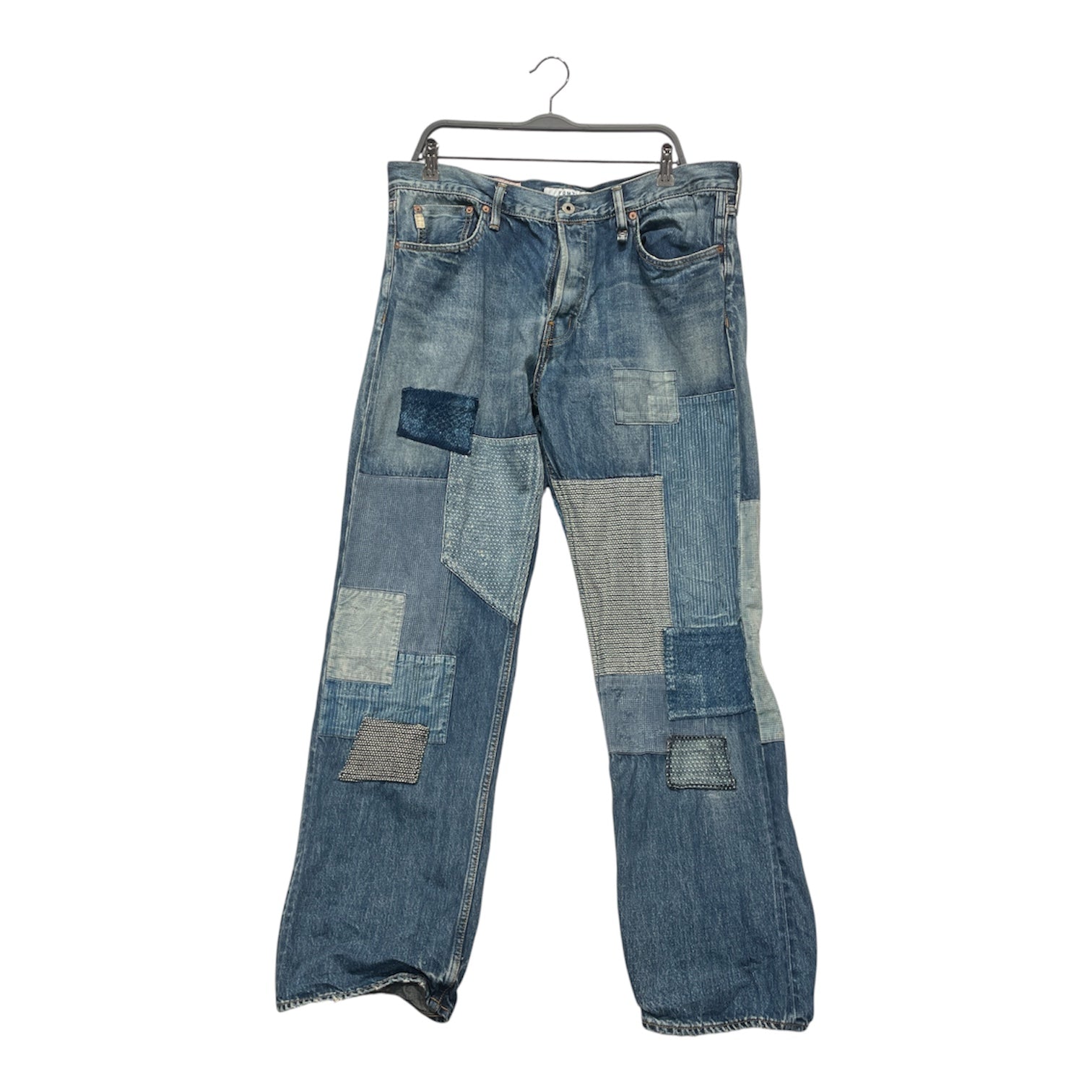 FDMTL/Straight Pants/36/Denim/BLU/PATCHWORK view 1