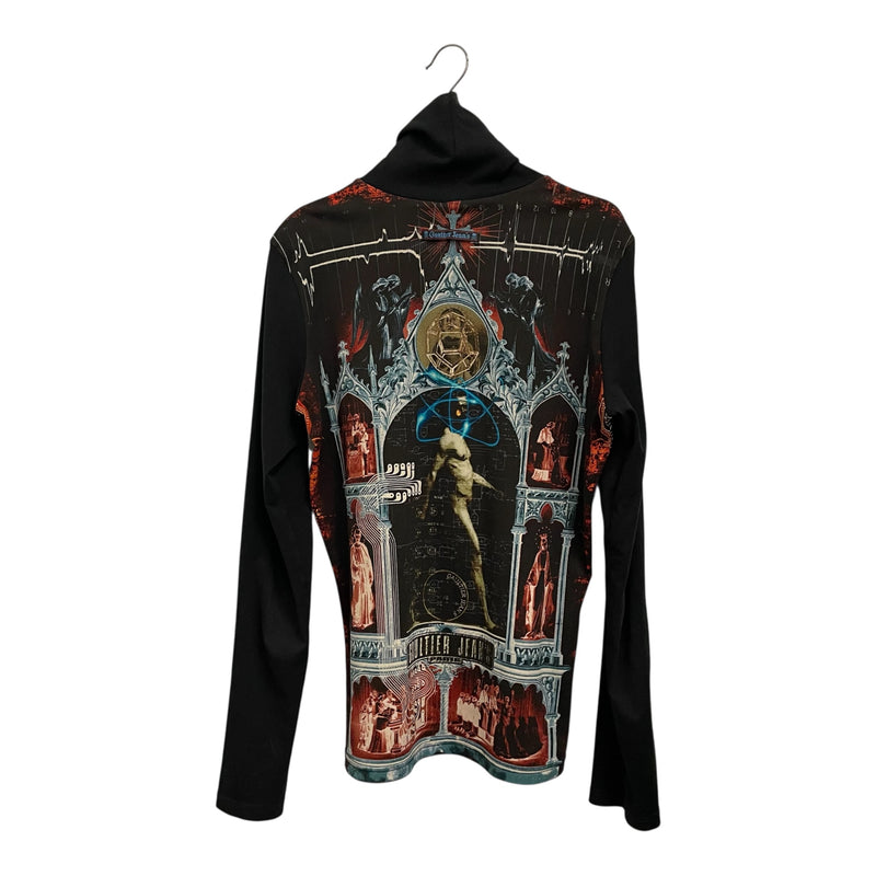 Jean Paul Gaultier/LS T-Shirt/48/All Over Print/MLT/JPG JEANS ALL OVER