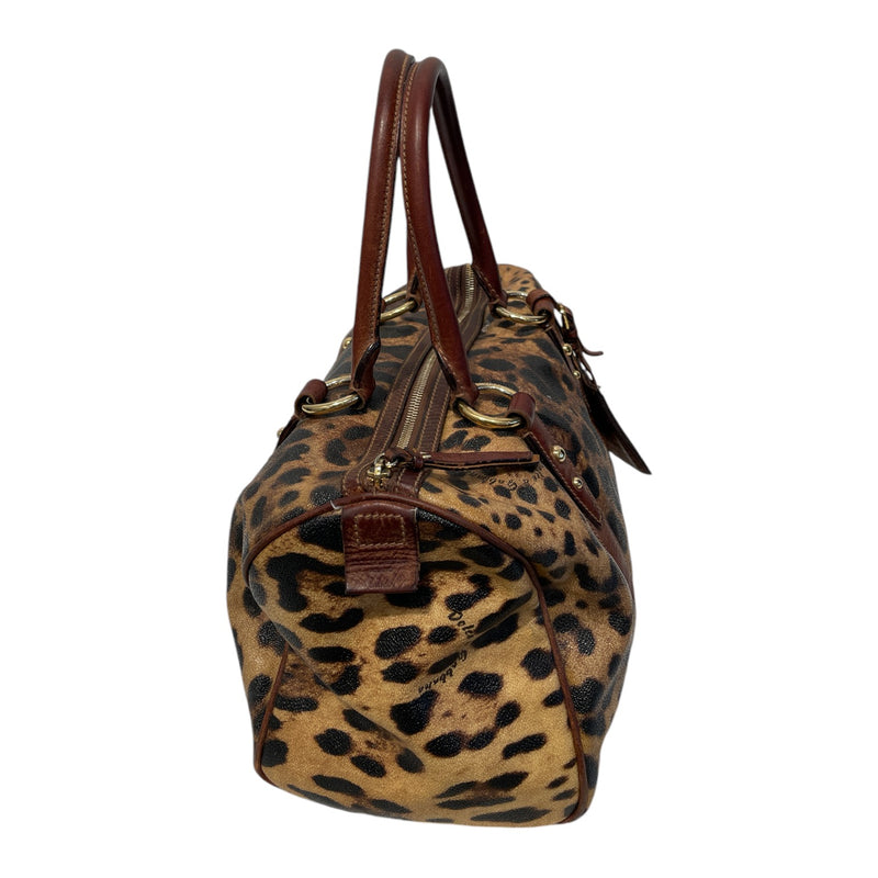 DOLCE&GABBANA/Hand Bag/Leopard/BRW/